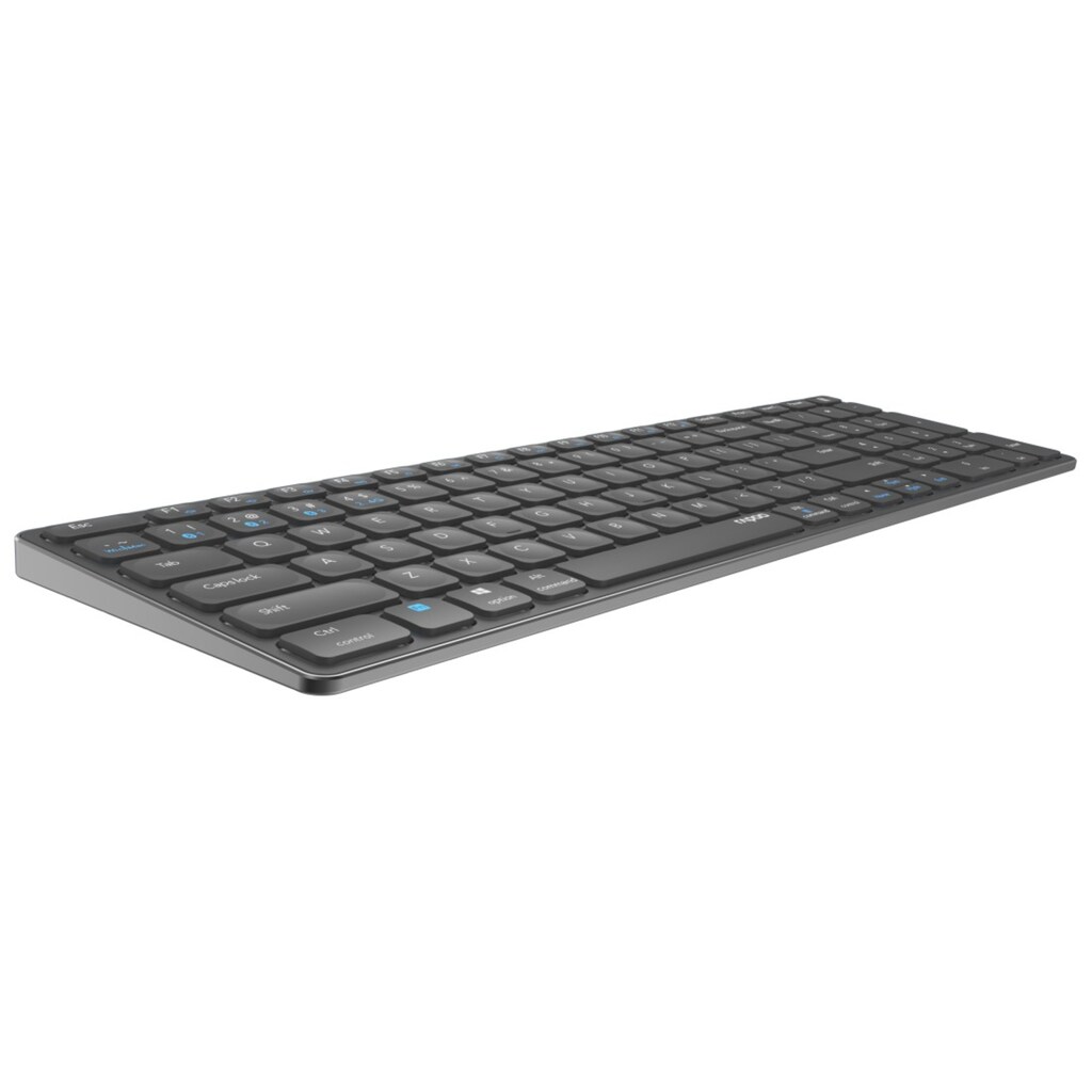 Rapoo Wireless-Tastatur »E9700M kabellose Tastatur, Bluetooth, 2.4 GHz«, (Ziffernblock-Fn-Tasten)
