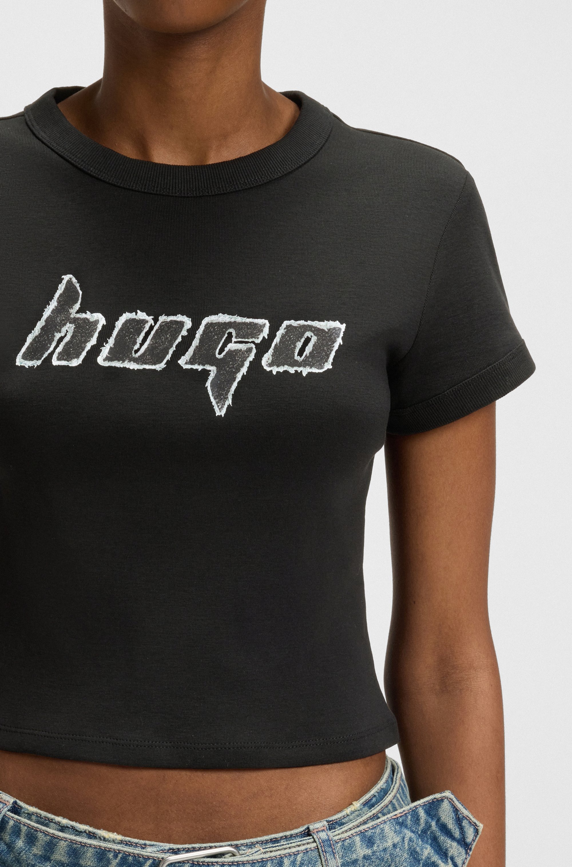 HUGO Blue T-Shirt "Dalia", mit Grafik-Artwork günstig online kaufen