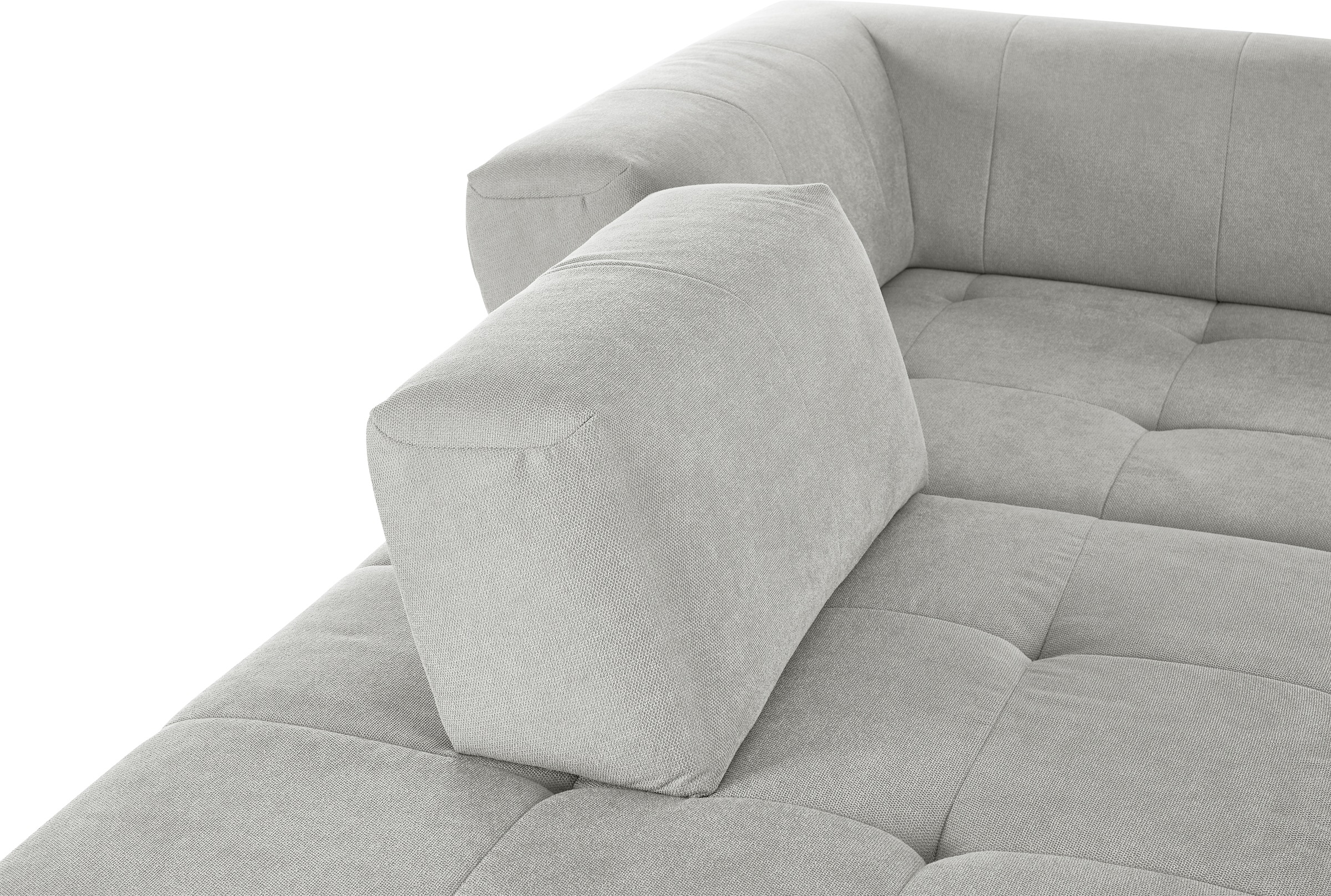3C Candy Ecksofa »Yoshy Komfortsofa, bequem und modern, hochwertige Verarbeitungsdetails«, Zwei verschiedene Sitztiefen durch verstellbare Rückenlehne, L-Form