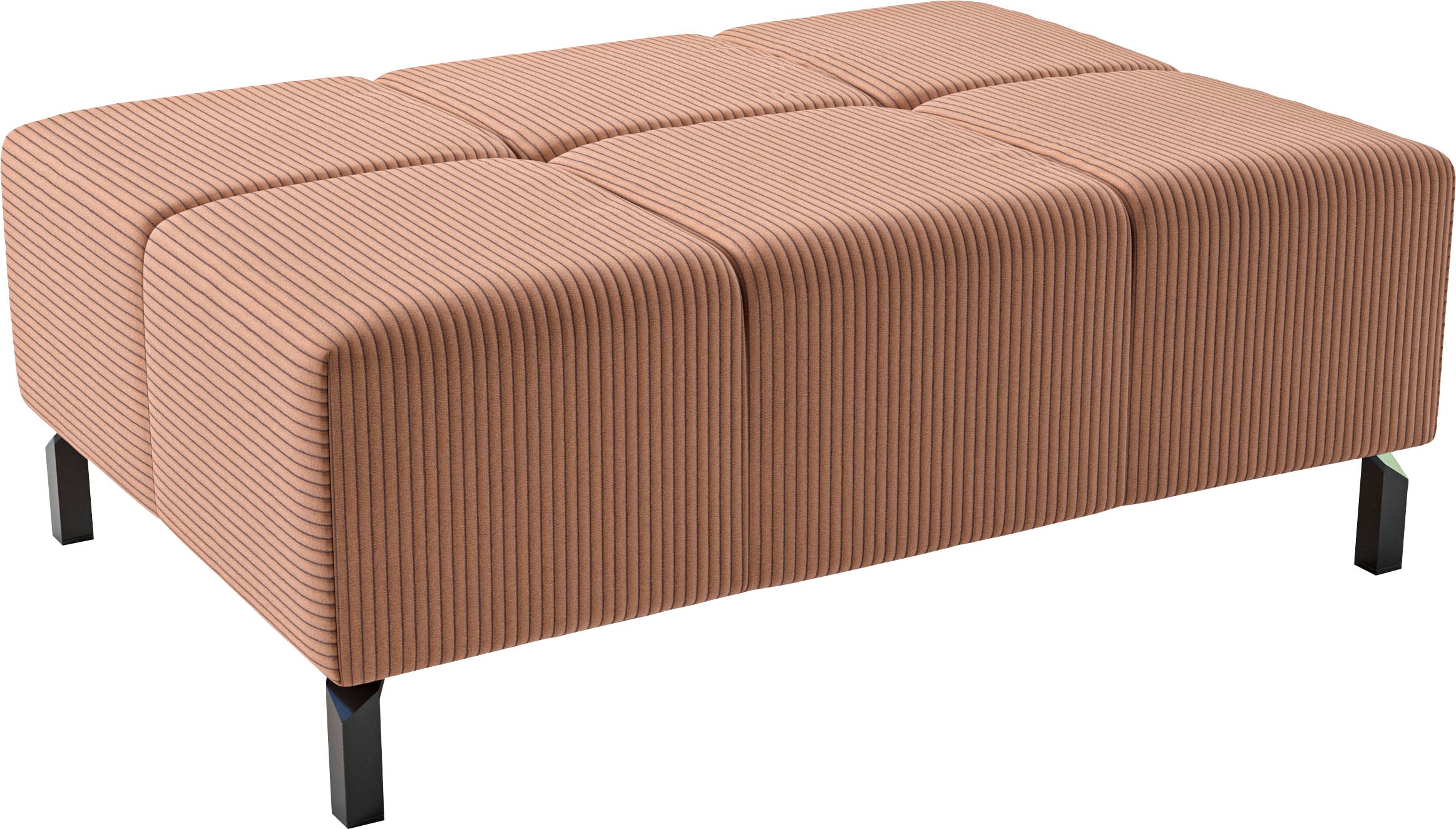 Home affaire Hockerbank "Ancona New" passend zum Ecksofa, auch in Easy care-Bezug + Cord