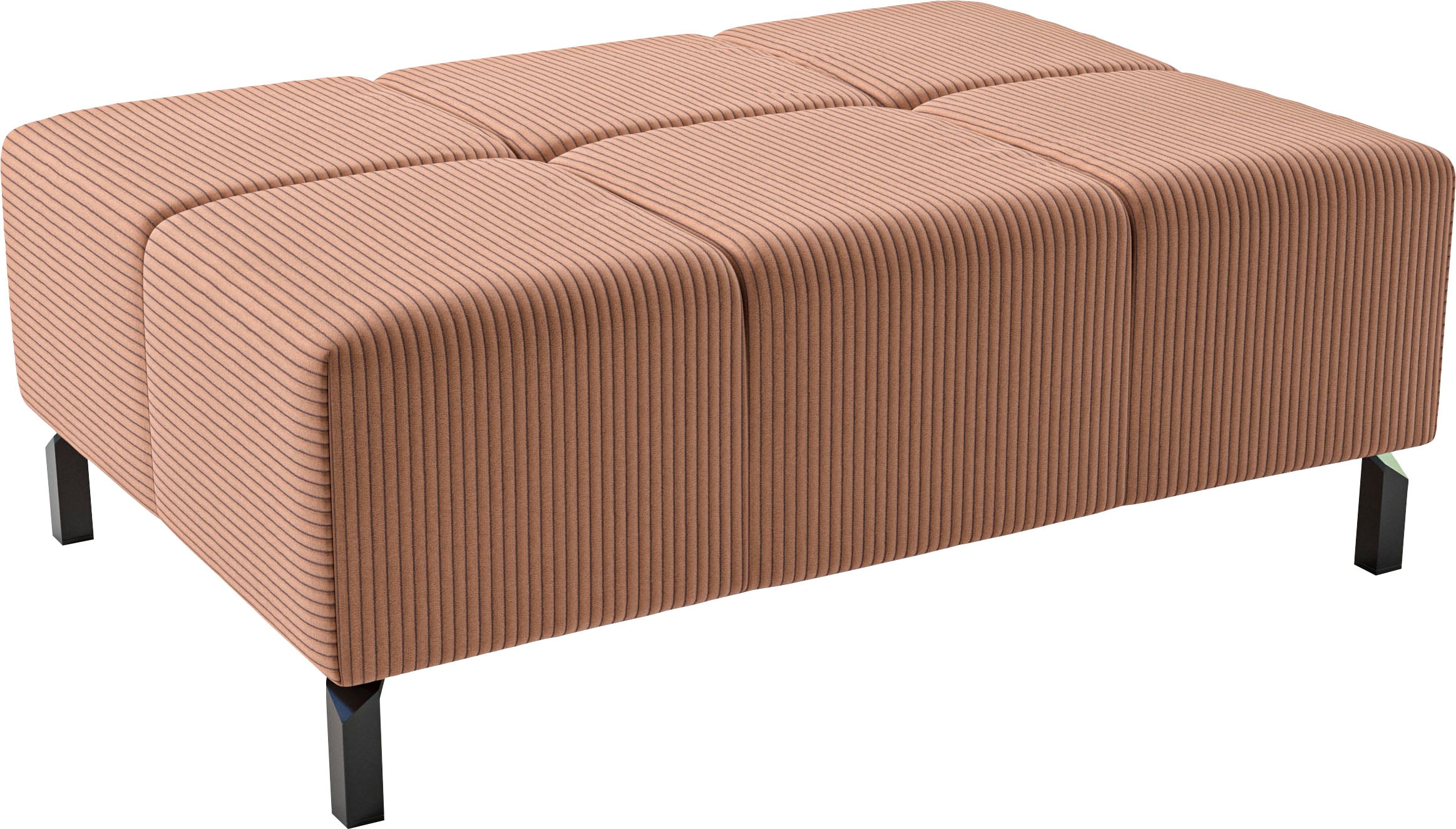 INOSIGN Hockerbank "Ancona New", passend zum Ecksofa, auch in Easy care-Bezug + Cord