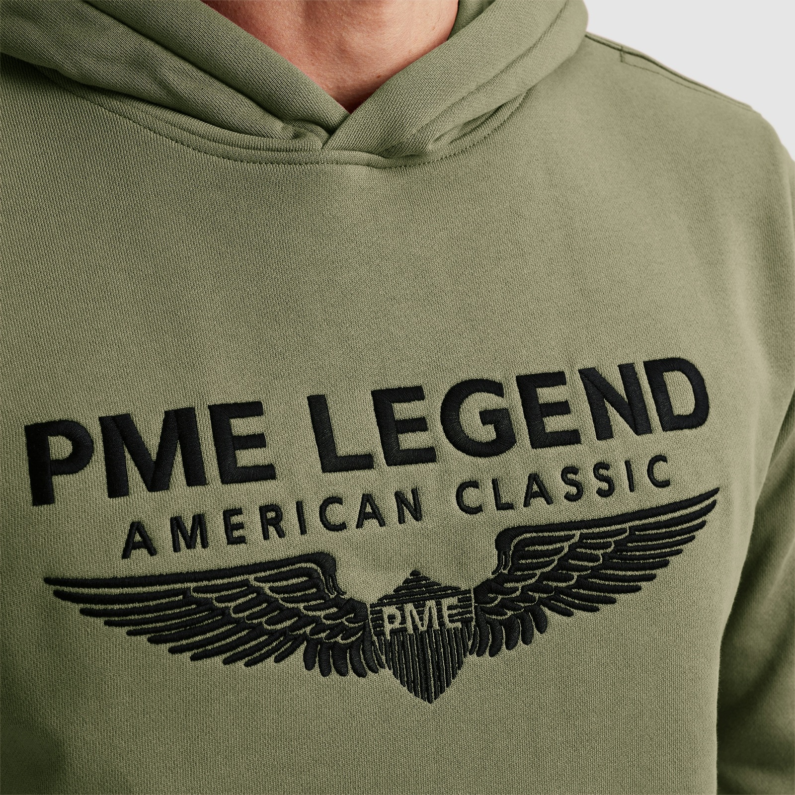 PME LEGEND Kapuzensweatshirt »Hooded soft terry with logo«, mit Logo Print