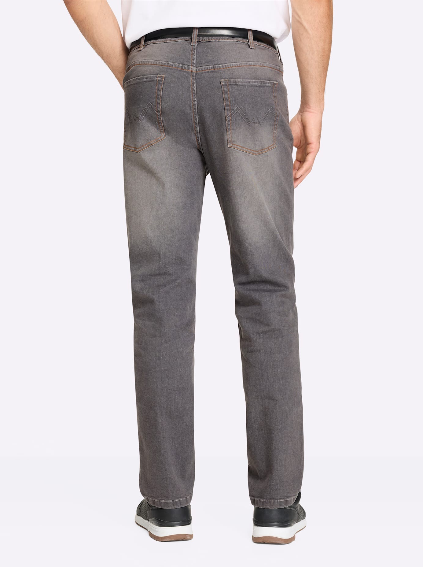 5-Pocket-Jeans CATAMARAN, Herren, Gr. 62, Normalgrößen, stone, grau, denim, 98% Baumwolle, 2% Elasthan, unifarben, lang, Jeans 5-Pocket-Jeans 2