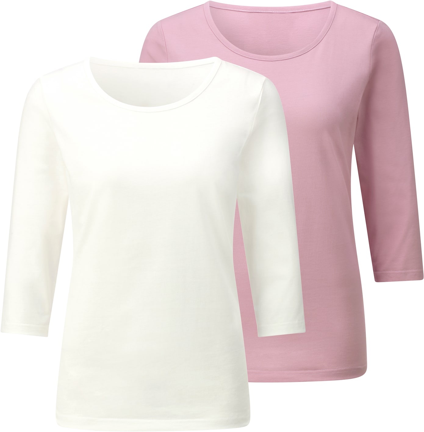 Casual Looks 3/4-Arm-Shirt "2er-Pack Shirts" 2 tlg. günstig online kaufen