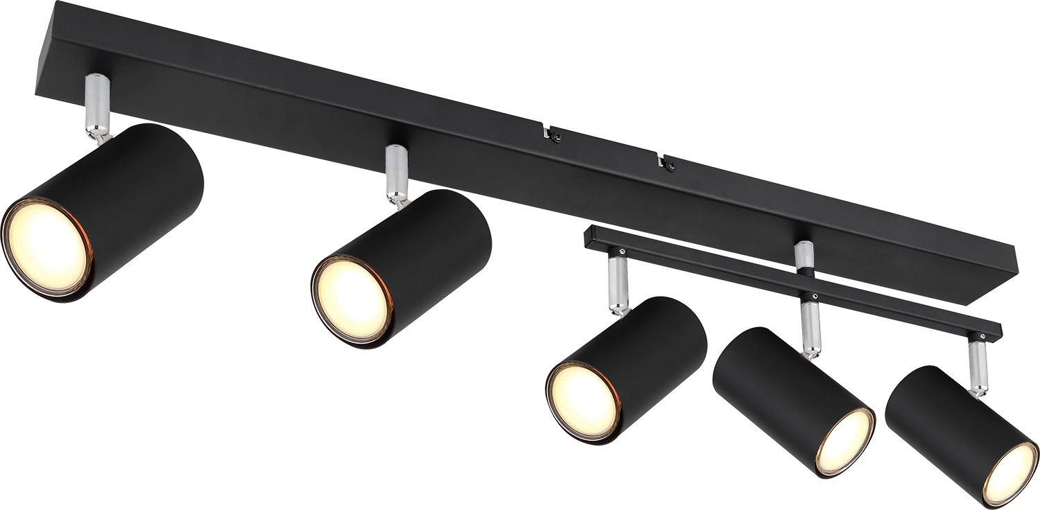 GLOBO LIGHTING Deckenspot »ROBBY« GU10 1 Stk. Deckenstrahler weiß/Chrom, schwenkbar, GU10