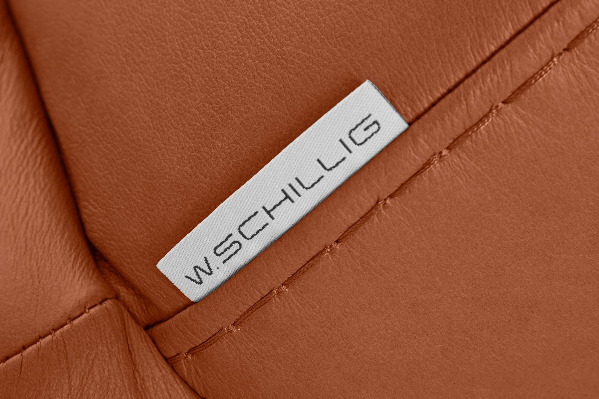W.SCHILLIG 2,5-Sitzer »montanaa«, mit Metallkufen in Bronze pulverbeschichtet, Breite 232 cm