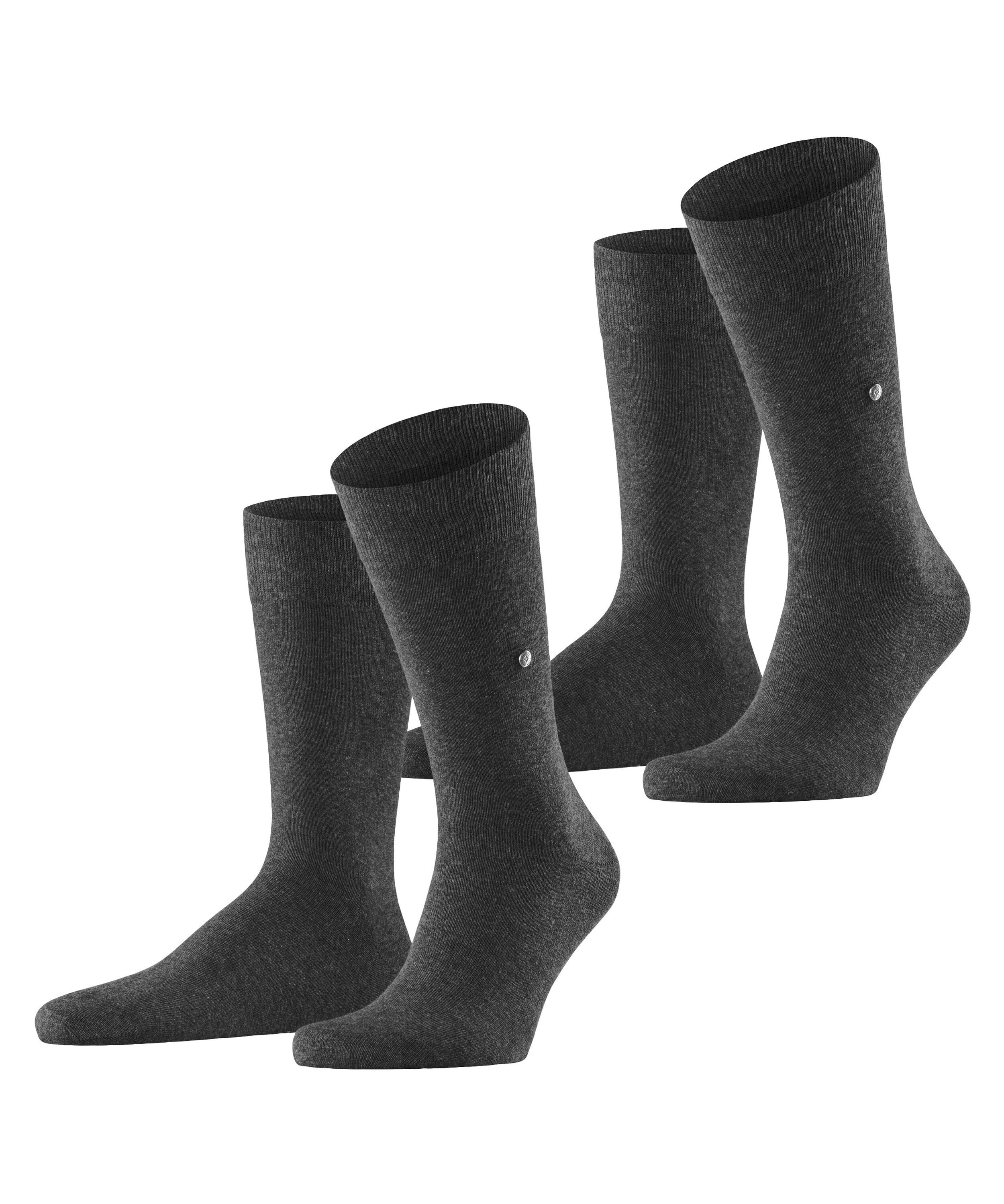 Burlington Socken "Everyday" 2 Paar, Einheitsgröße 40-46, unifarben, Burlington-Clip