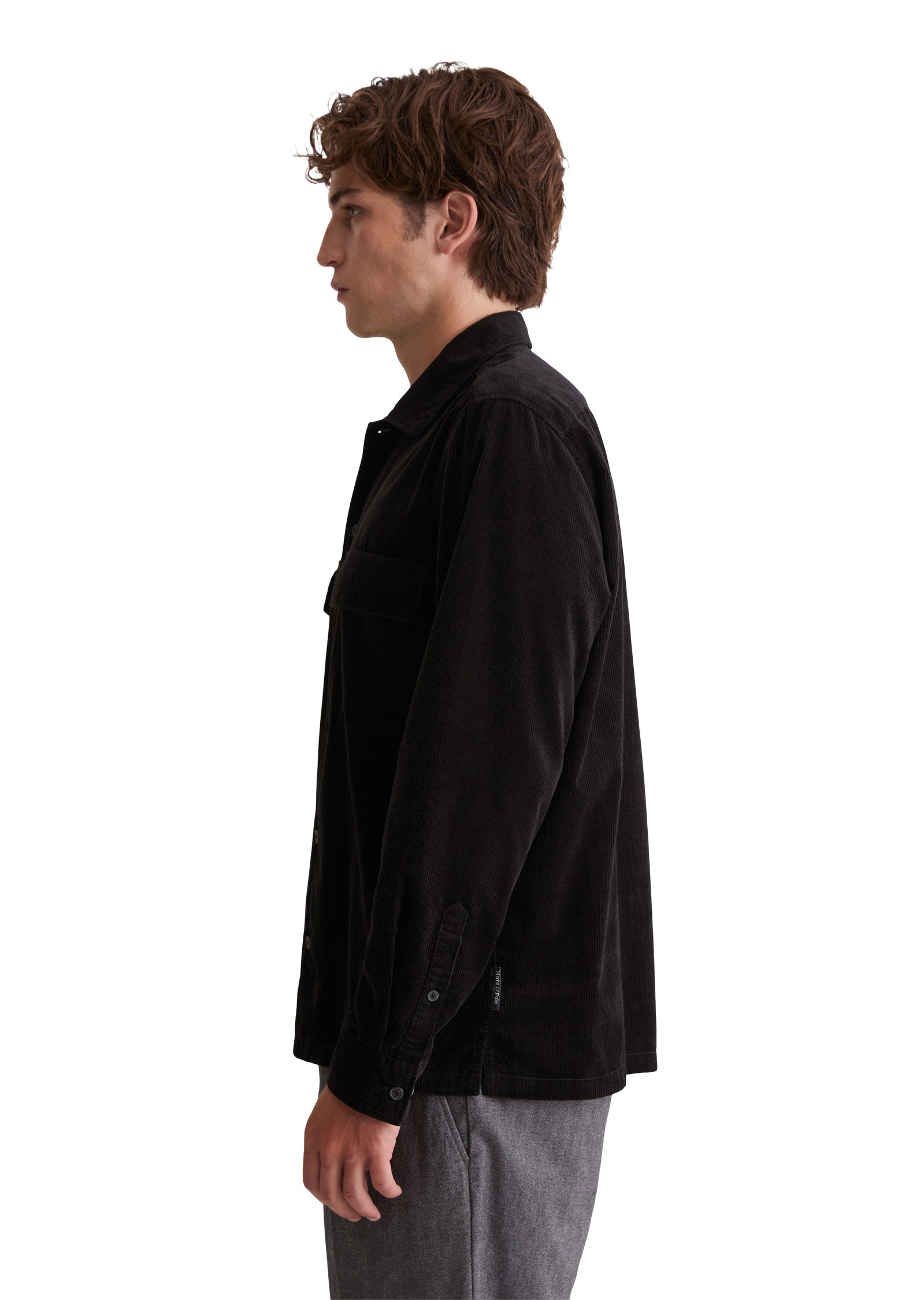 Marc OPolo Langarmhemd "aus reiner Bio-Baumwolle" günstig online kaufen