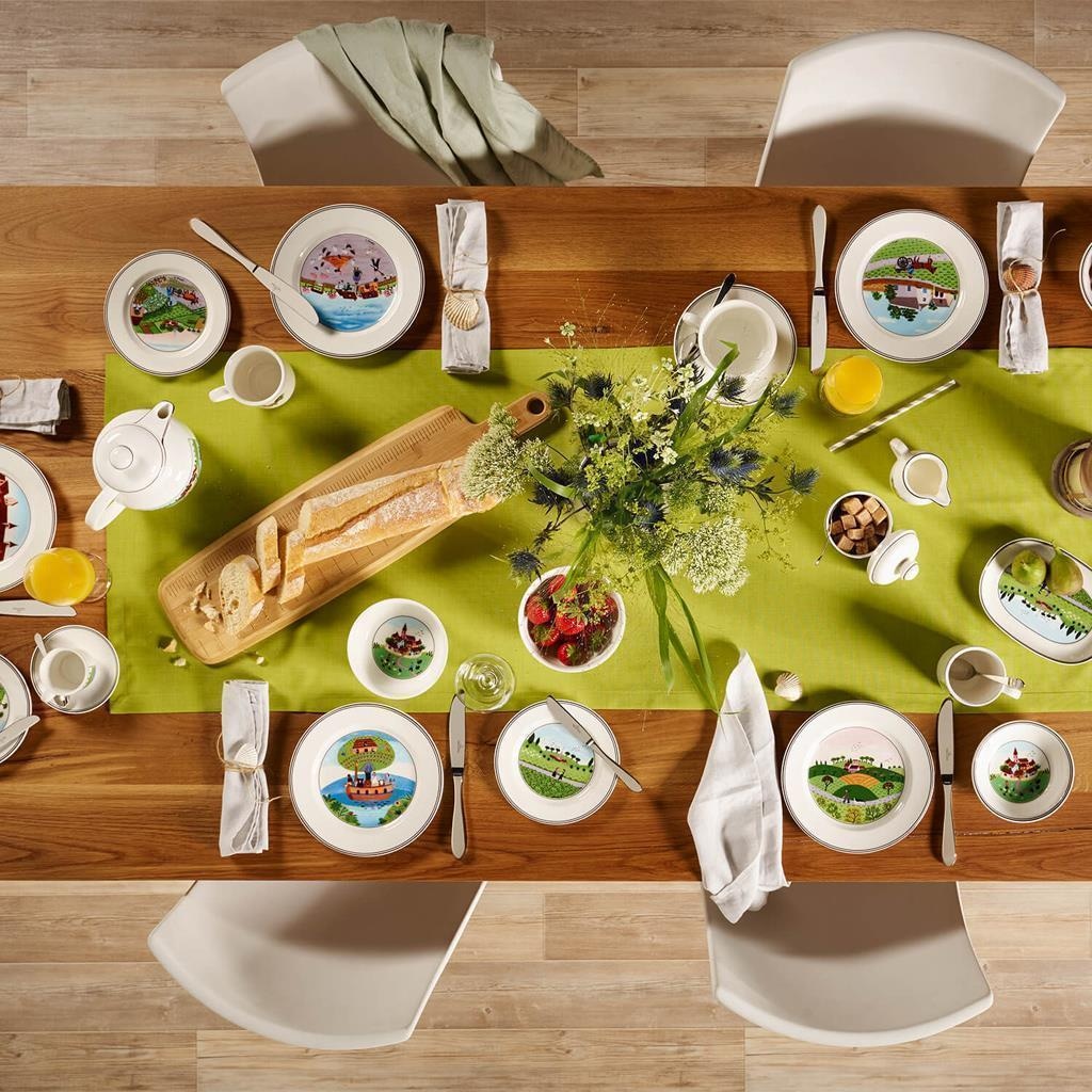 Villeroy & Boch Teekanne »Tee-Set Design Naif 3er Set bunt« 0 l 3 Stk. tlg. Spülmaschinengeeignet, Mikrowellengeeignet