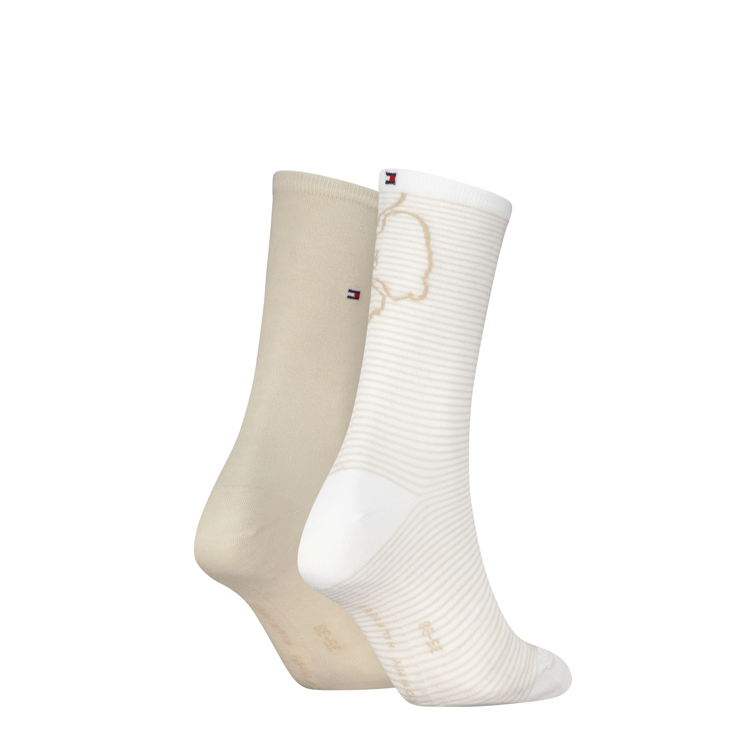 Tommy Hilfiger Socken "TH WOMEN SOCK 2P FLOWER STRIPE" 2 Paar günstig online kaufen