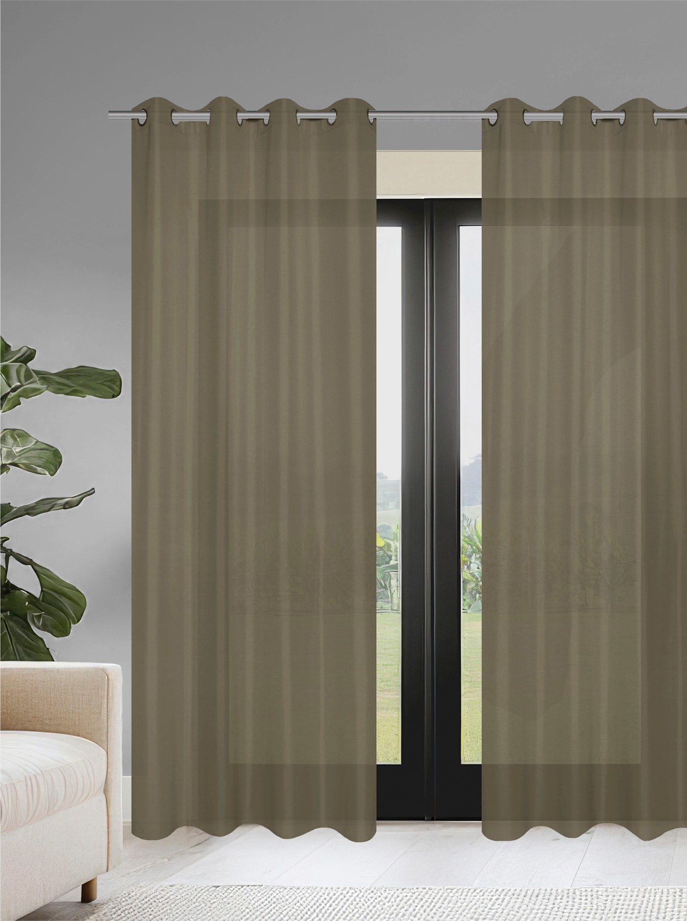 heine home Vorhang Ösen 1 Stk. tlg. günstig online kaufen