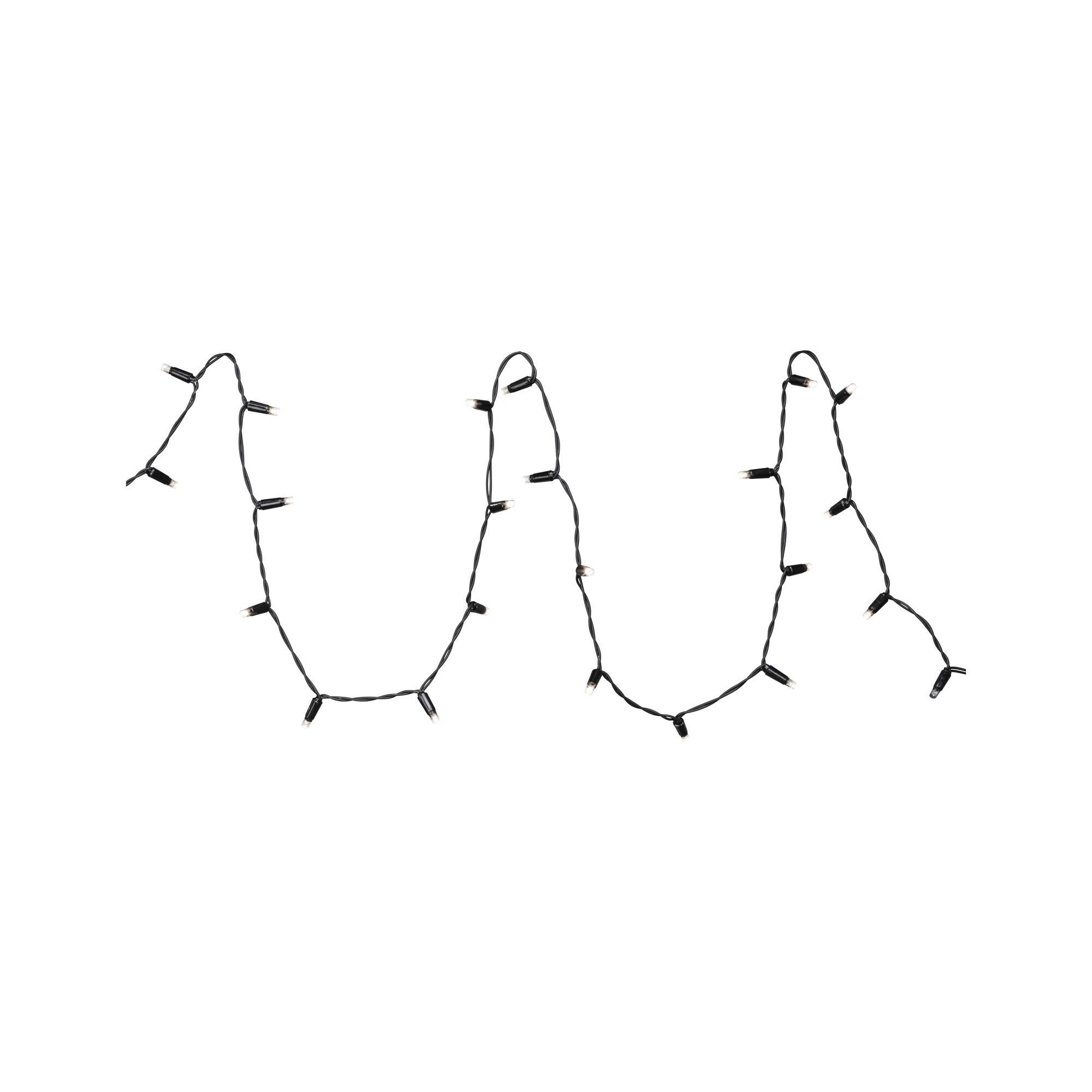 LED-Lichterkette Lichterkette Basic 5m mit 48 Lampen Akkubetrieb, 48 -flammig