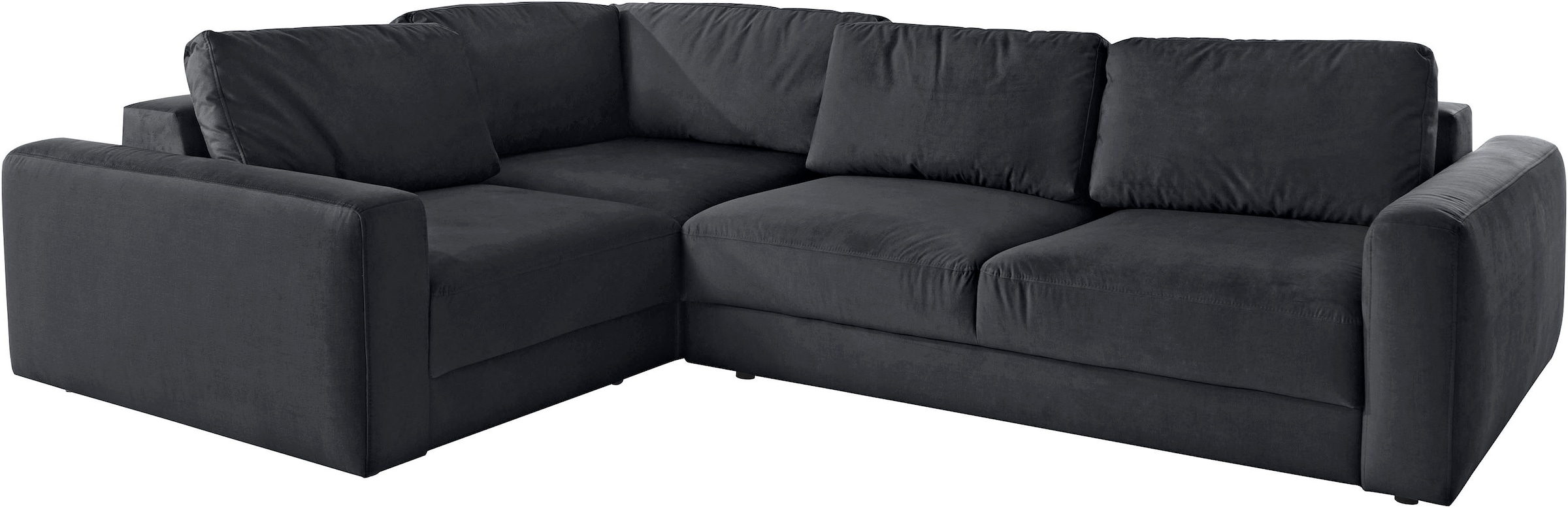 Places of Style Ecksofa »Bloomfield, L-Form«, extra tiefe Sitzfläche, wahlweise mit Sitztiefenverstellung