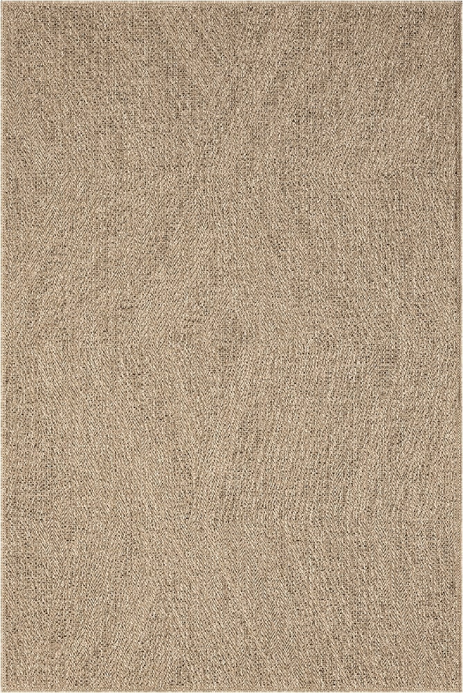 the carpet Teppich »Kansas«, rechteckig, 1 mm Höhe, moderner robuster In und Outdoor Teppich Jute Look