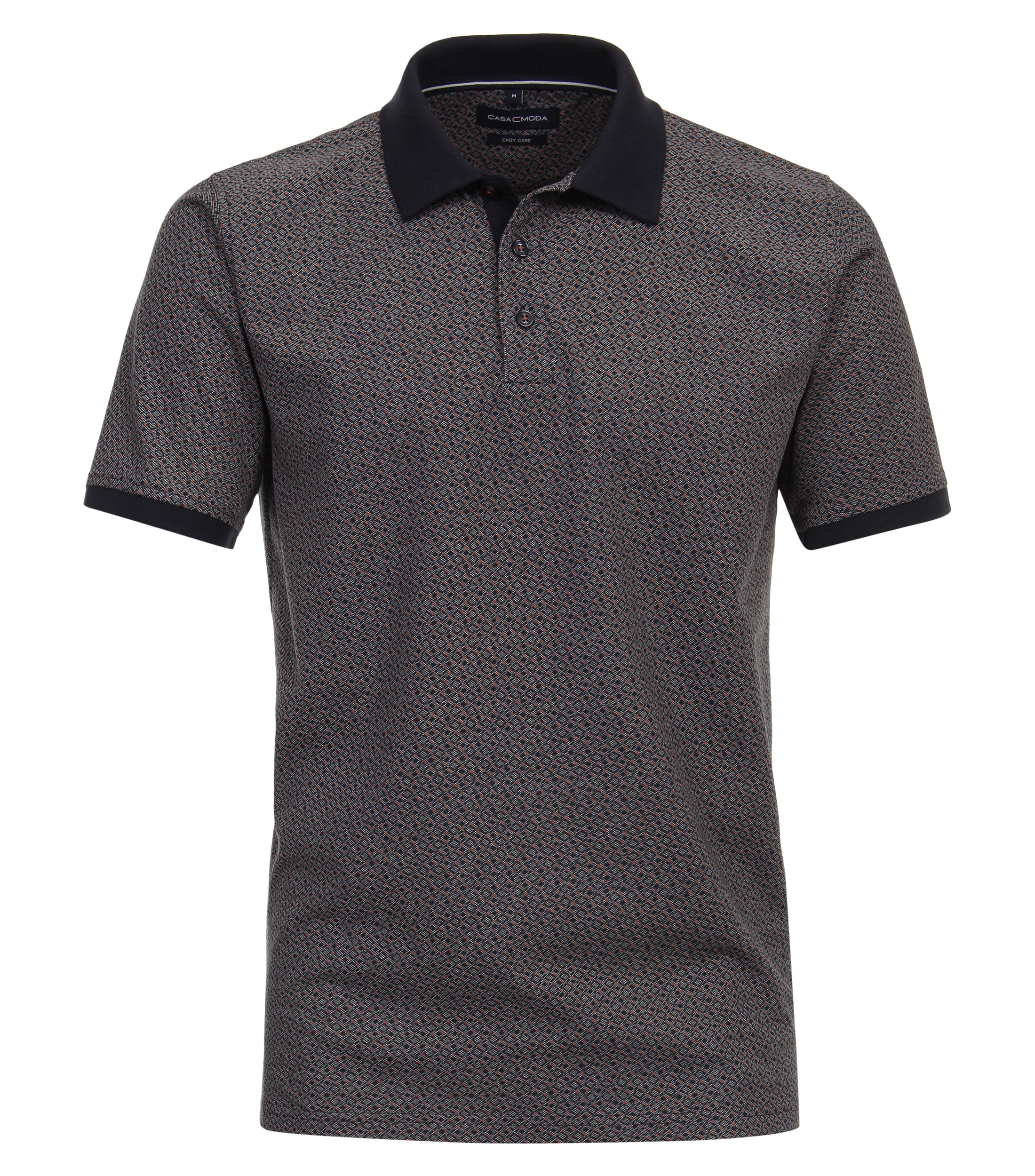 CASAMODA Poloshirt "CASAMODA Polo-Shirt gemustert" günstig online kaufen
