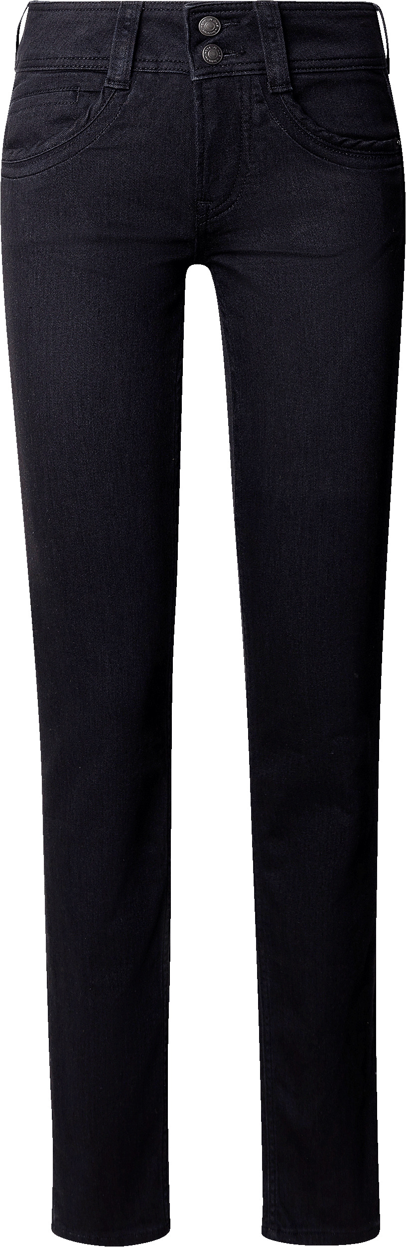 Pepe Jeans Straight-Jeans "SLIM JEANS MW GEN" mit doppeltem Knopfverschluss