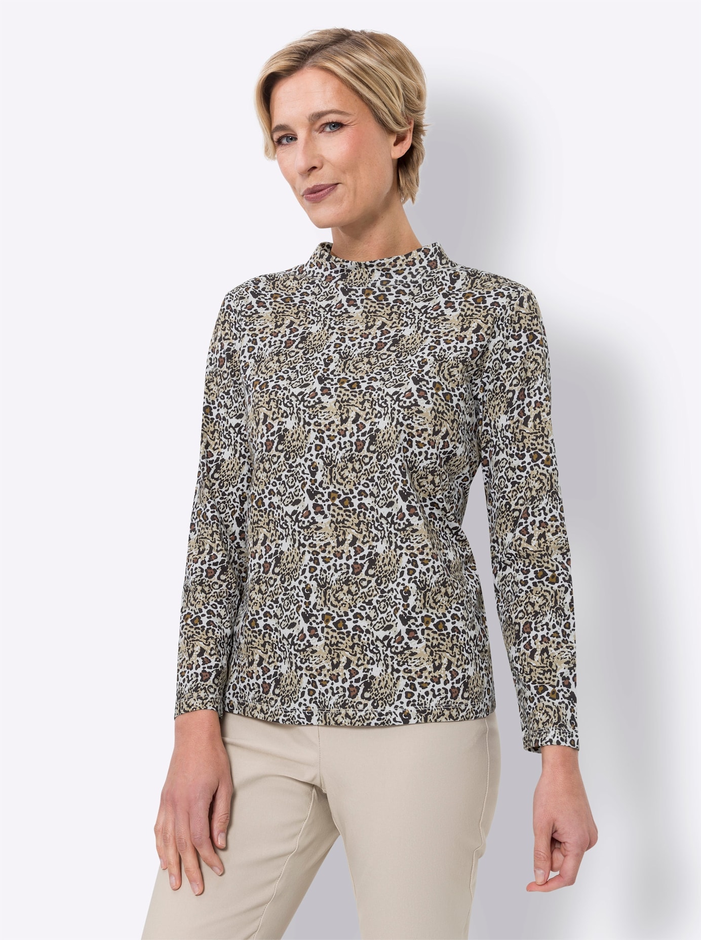 Classic Basics Stehkragenshirt »Stehkragen-Shirt«, (1 tlg.)