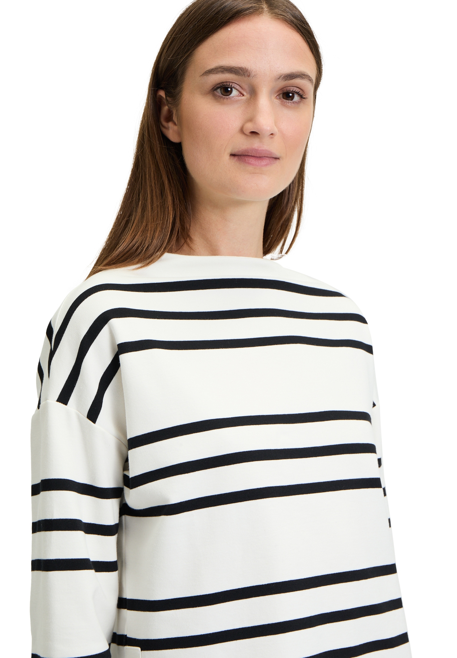 Betty Barclay Sweatshirt »Betty Barclay Damen Sweatshirt mit Ringel«, Kragen