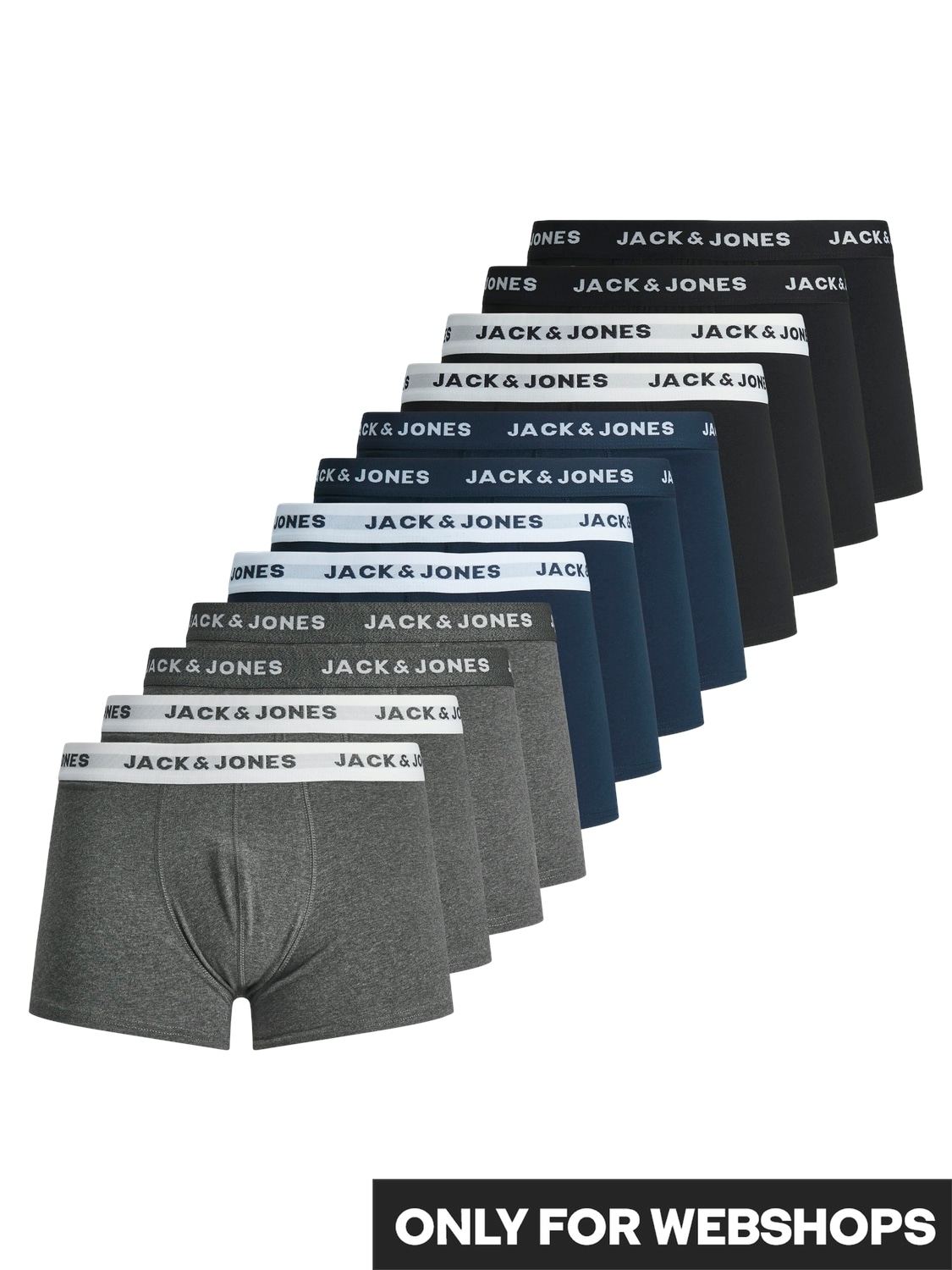 Jack & Jones Trunk »JACSOLID TRUNKS 12 PACKS«, (Packung, 12 St.)