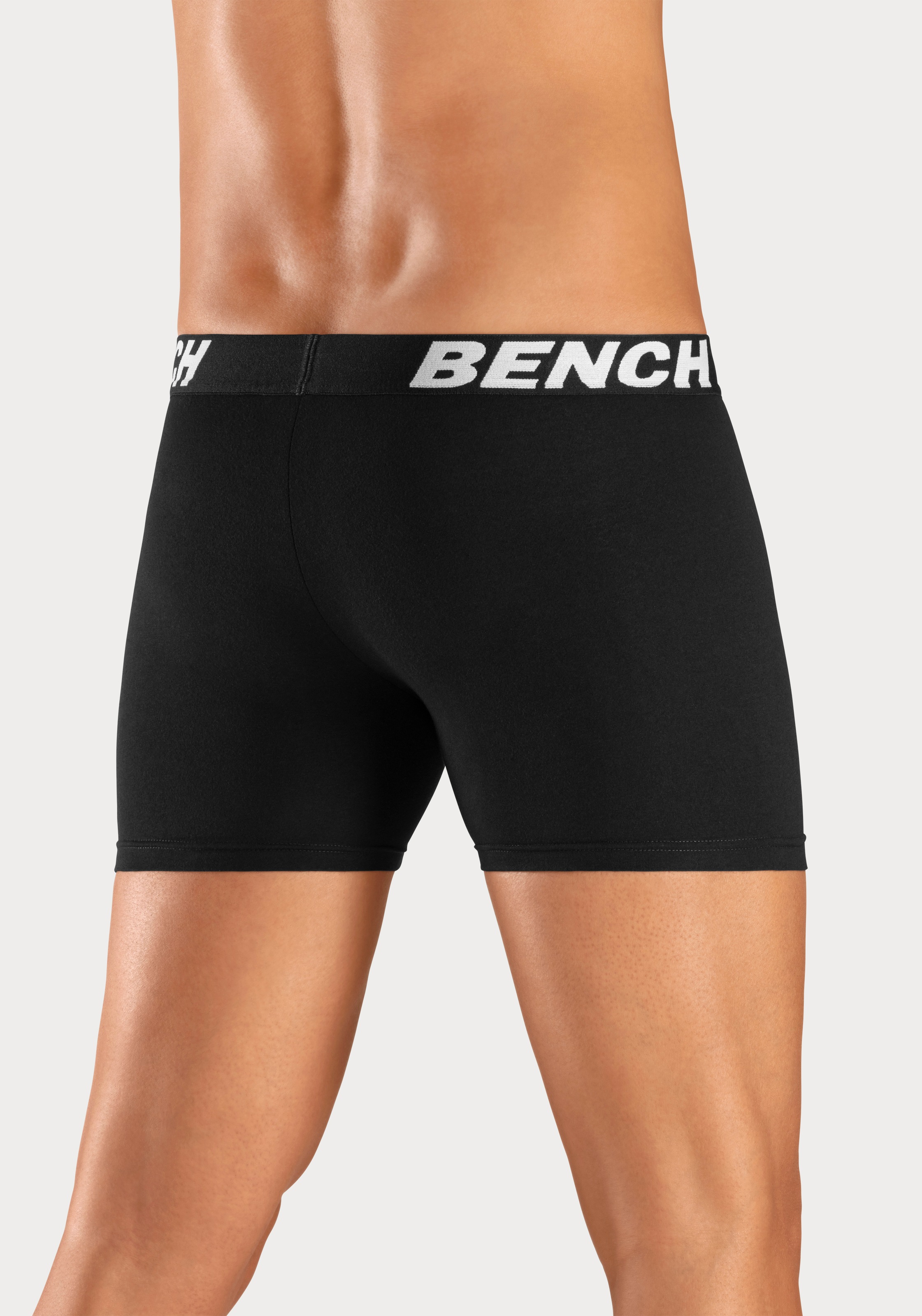 Thumbnail - Bench. Boxer "Boxershorts für Herren" Packung, 4 Stk. Unterhose mit längerer Beinform aus Baumwollmischung