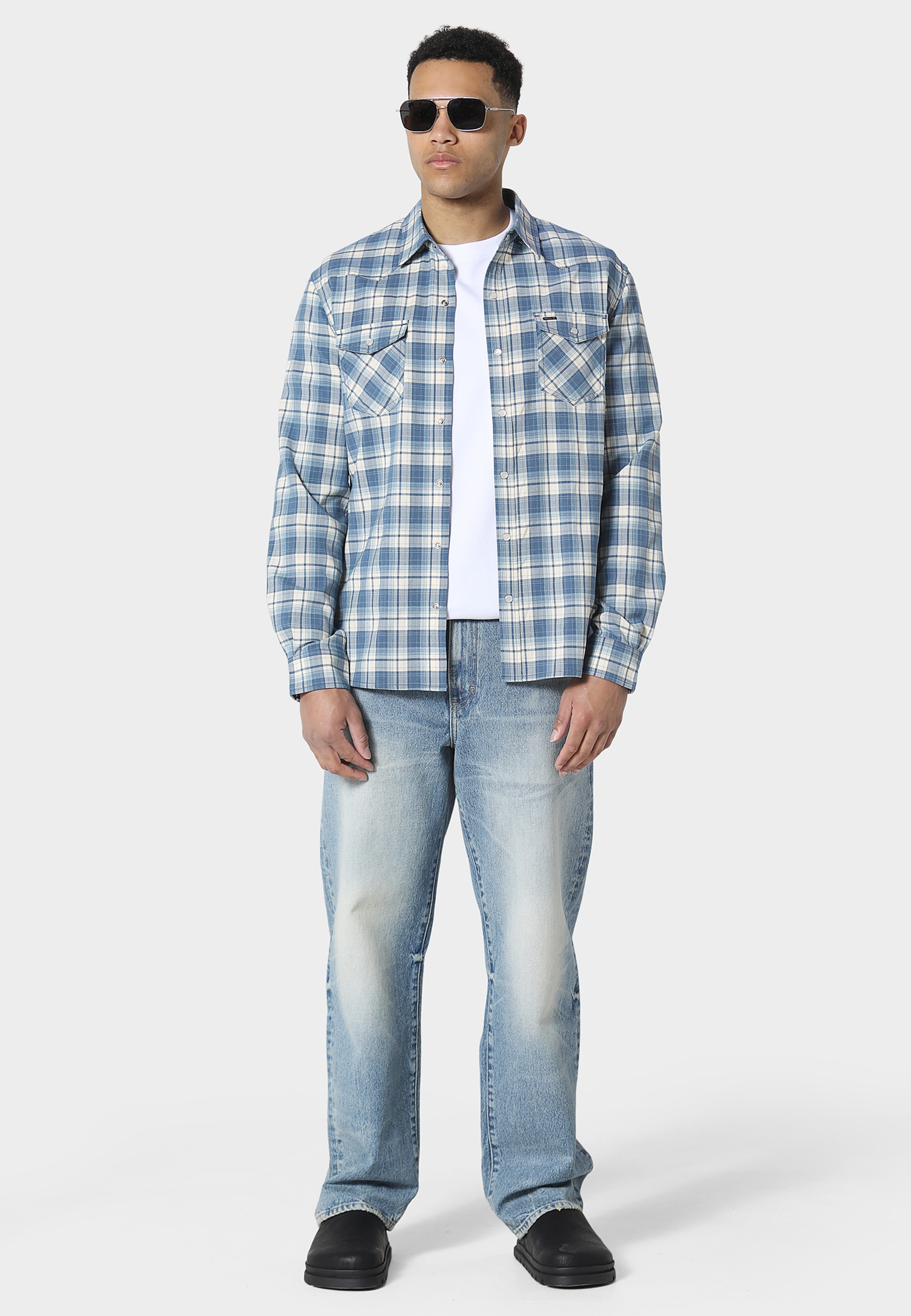 883Police Outdoorjacke »883 Police ELLAKE OVERSHIRT« 1 Stk. tlg. ohne Kapuze