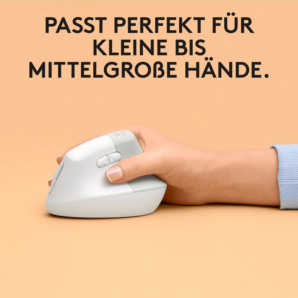 Logitech ergonomische Maus »Lift for Mac Vertical«, Bluetooth