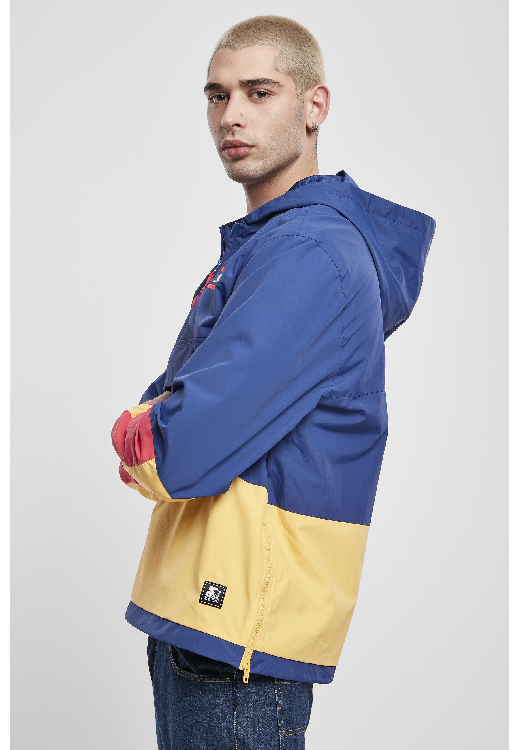 Starter Black Label Allwetterjacke »Starter Black Label Herren Starter Multicolored Logo Windbreaker« 1 Stk. tlg. mit Kapuze