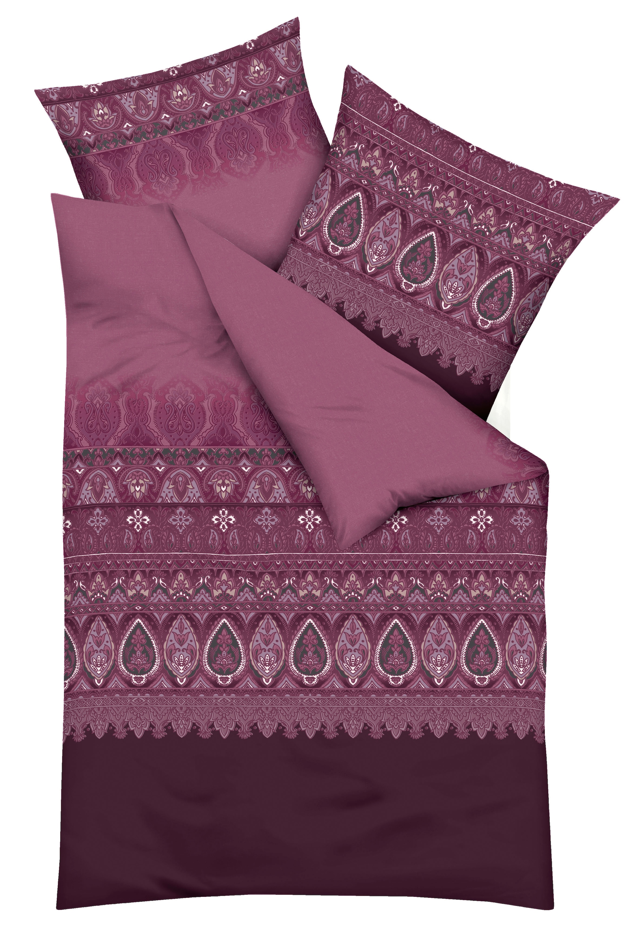 Kaeppel Bettwäsche "Opulence" 2 Stk. tlg. Paisleymuster günstig online kaufen