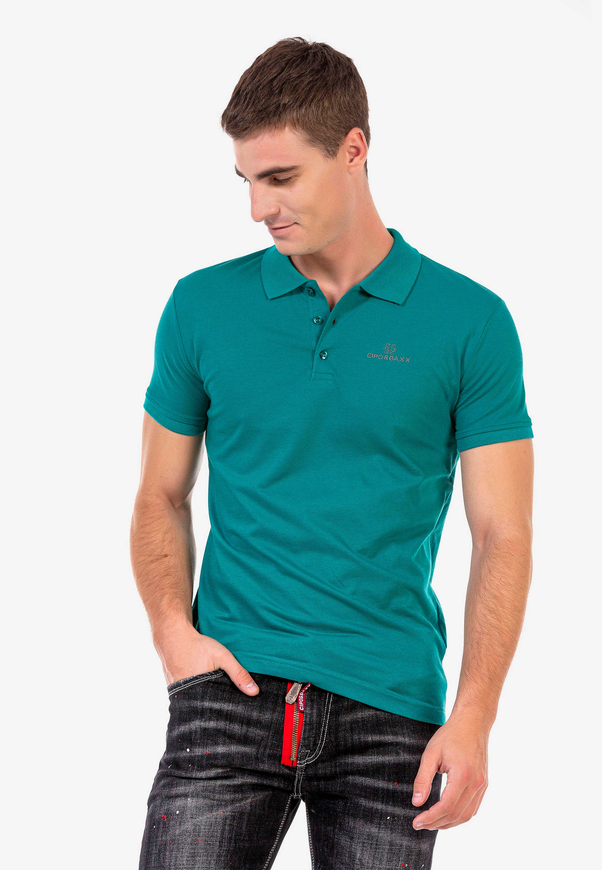 BAUR ▷ Markenstickerei | mit kleiner kaufen Poloshirt, Cipo Baxx &
