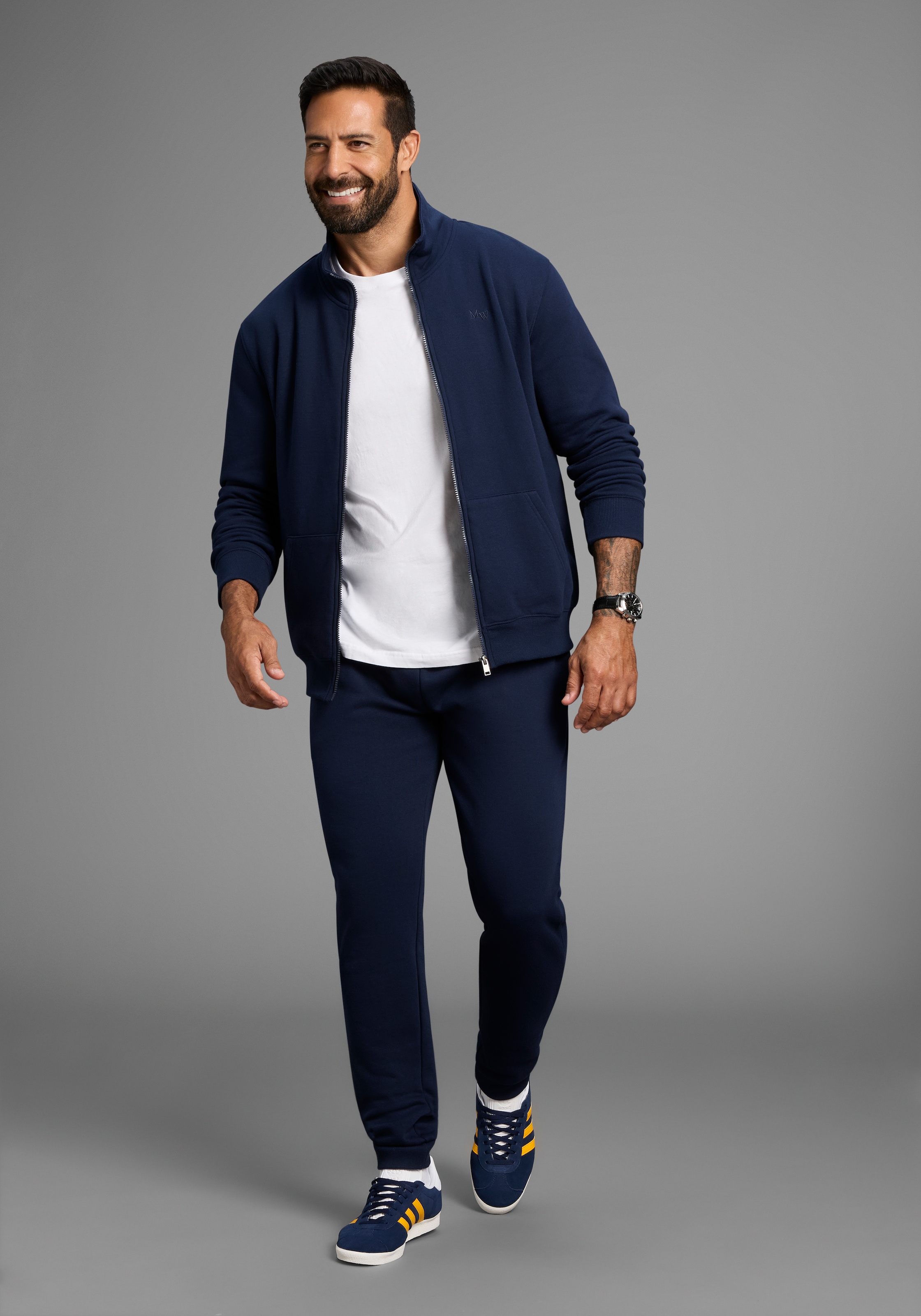 Man's World Sweatjacke »Jogginganzug«, für Sport und Freizeit
