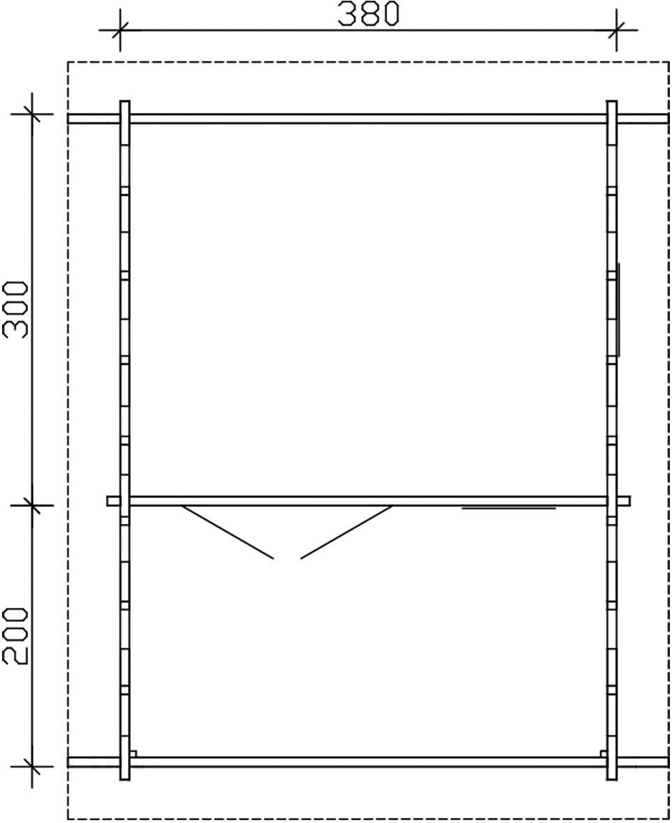 Skanholz Gartenhaus »Calgary«, mit 2. Schalung