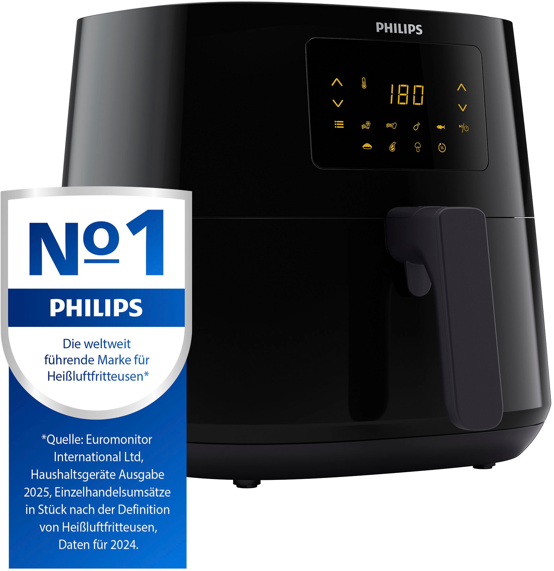 Philips Heißluftfritteuse "Airfryer XL HD9270/90, 6,2 l" 2000 W Fassungsver günstig online kaufen