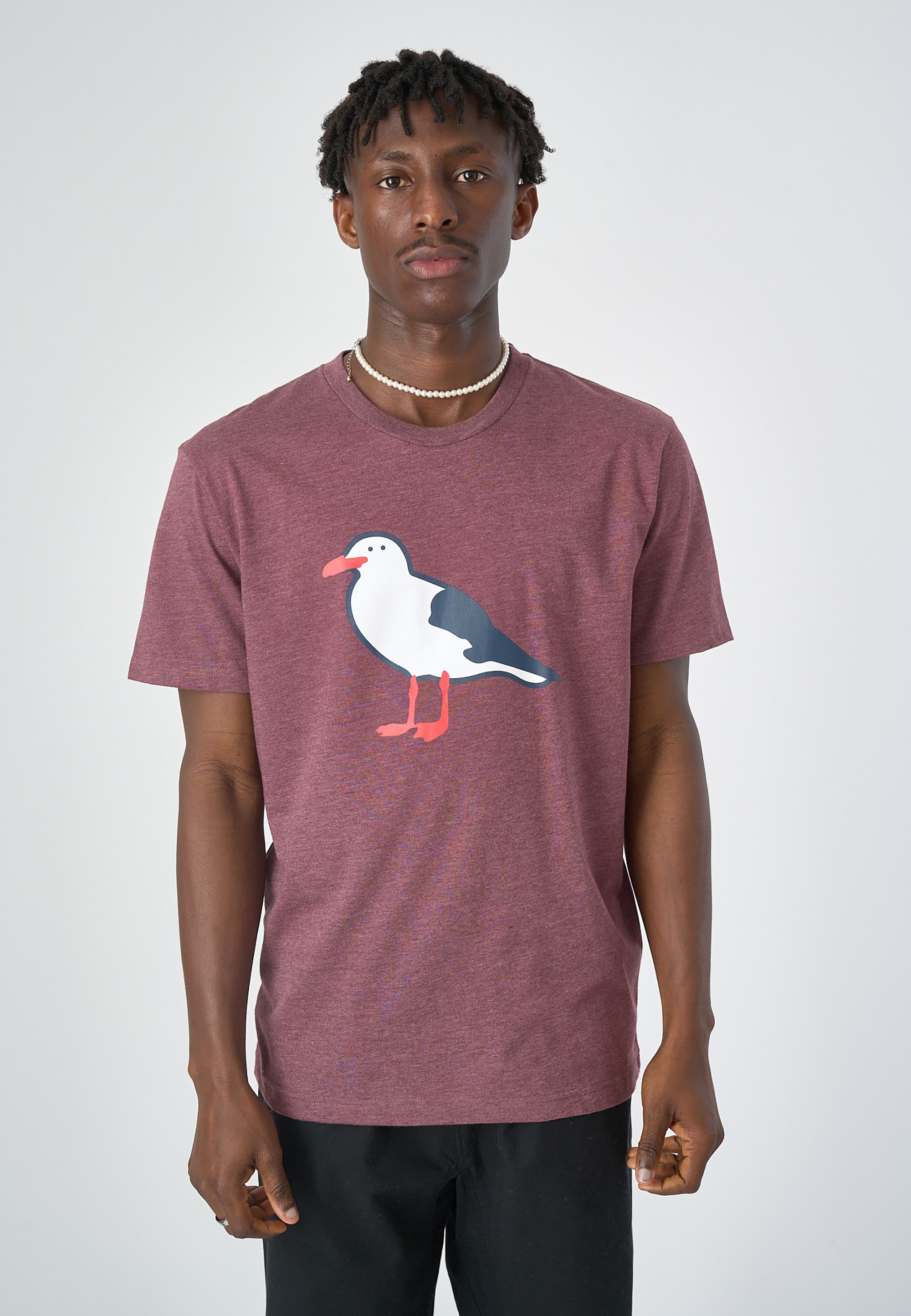 Cleptomanicx T-Shirt »OG Gull«, mit modischem bestellen ▷ | BAUR Frontprint