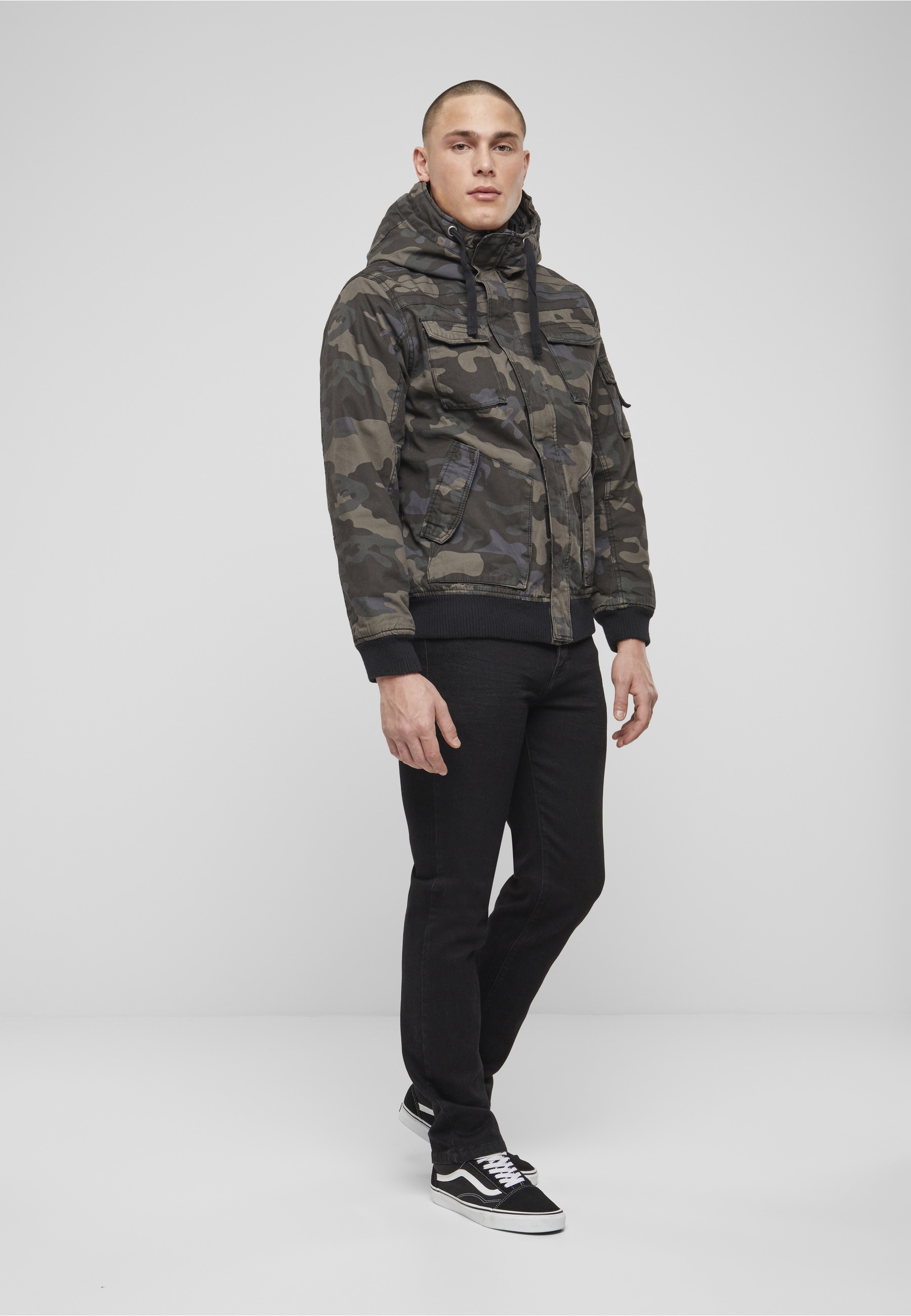 Brandit Winterjacke »Brandit Herren Bronx Winter Jacket« 1 Stk. tlg. mit Kapuze