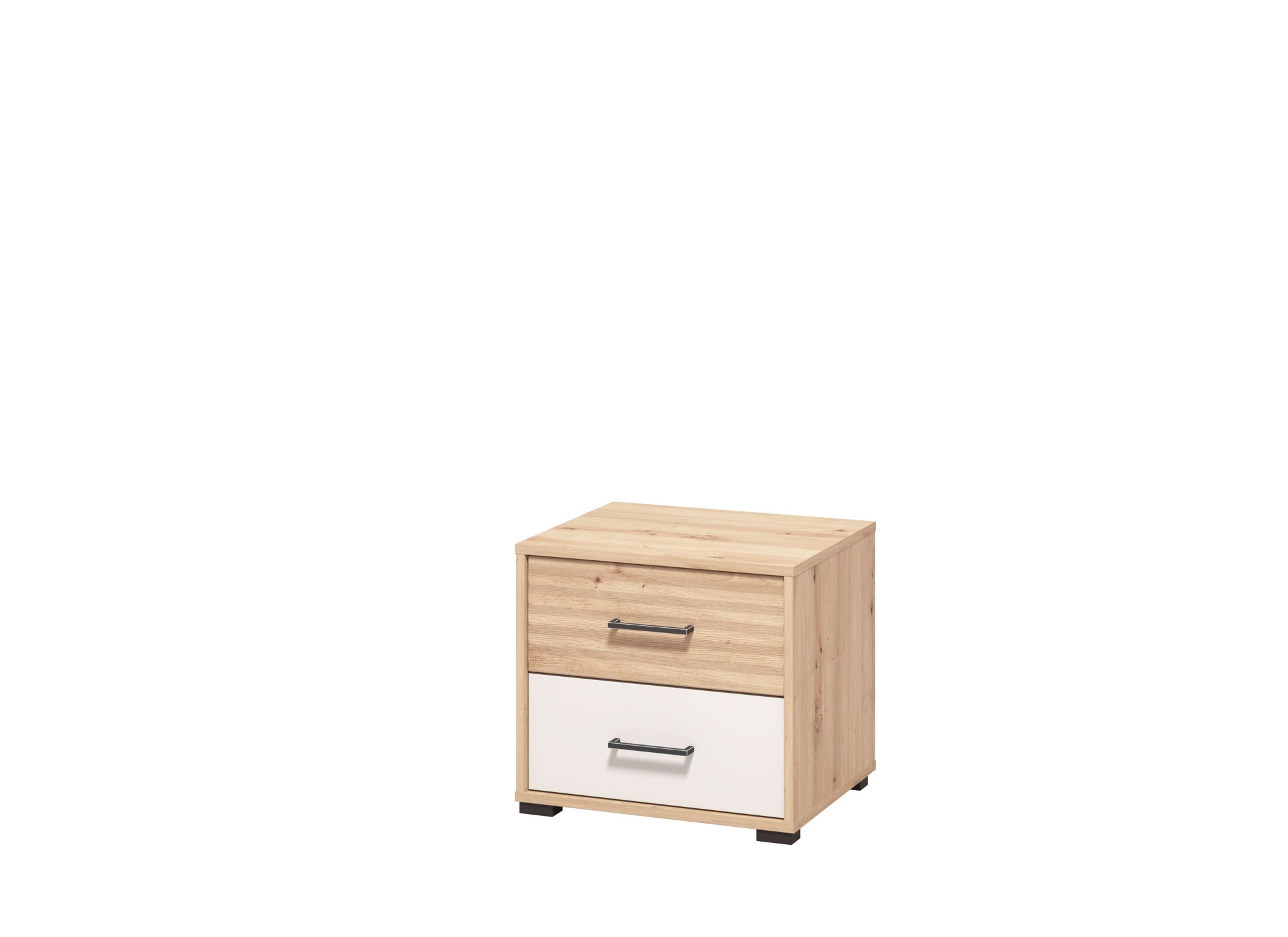 INOSIGN Nachtkommode »Modena Nachtschrank Nachttisch mit 2 oder 3 Schubladen«, FSC®-Zerifiziert Trendfarbe cashmere, ideal für kleine Räume