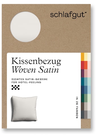 Schlafgut Kissenbezug »Woven Satin« (1 St.) beso...