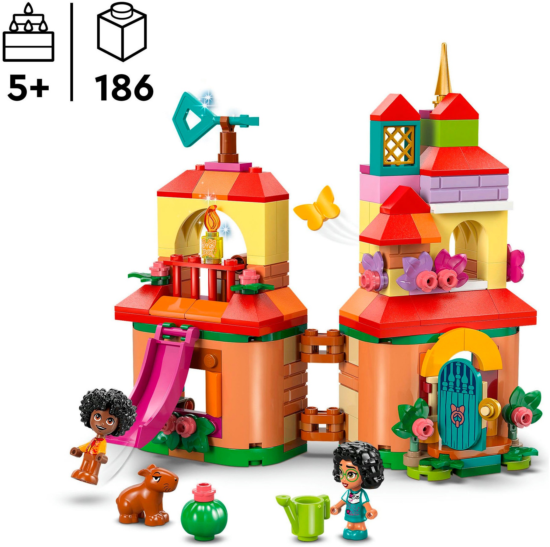 LEGO® Konstruktionsspielsteine »Encanto Mini-Haus (43261), LEGO Disney Classic«, (186 St.), Made in Europe