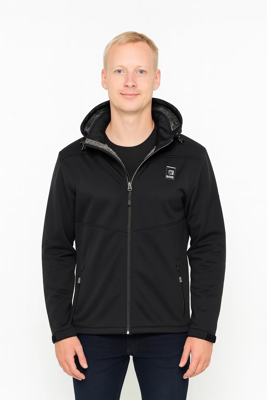 LPO Softshelljacke "Softshelljacke Laron 2 Übergangsjacke" mit Kapuze mit Teddyfutter innen