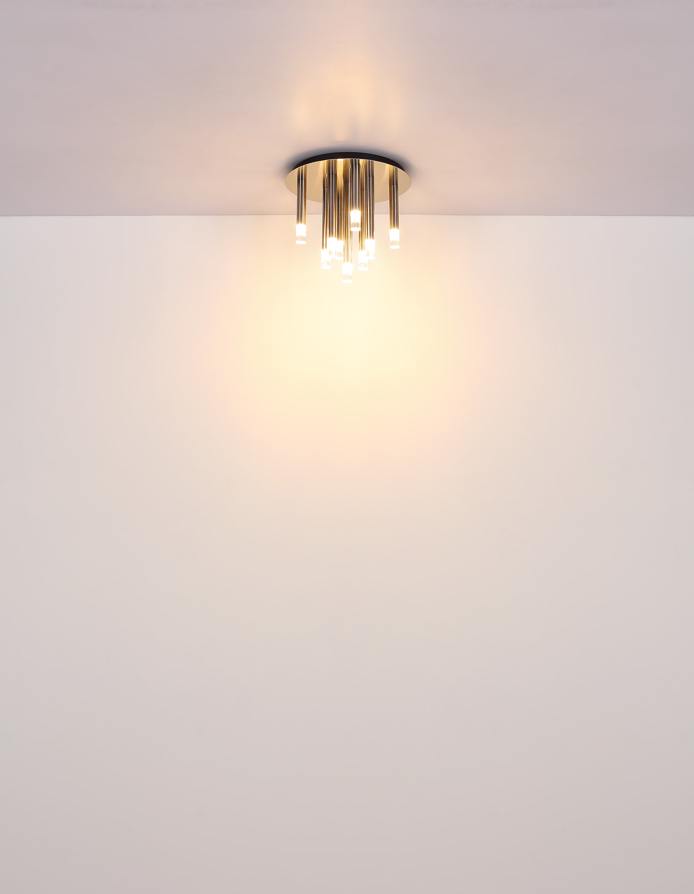 GLOBO LIGHTING Deckenleuchte »RYAN«, Leuchtmittel G9 | ohne Leuchtmittel, Deckenlampe/Stäbe/Metall/Wohnzimmer/Essbereich/Acryl satiniert