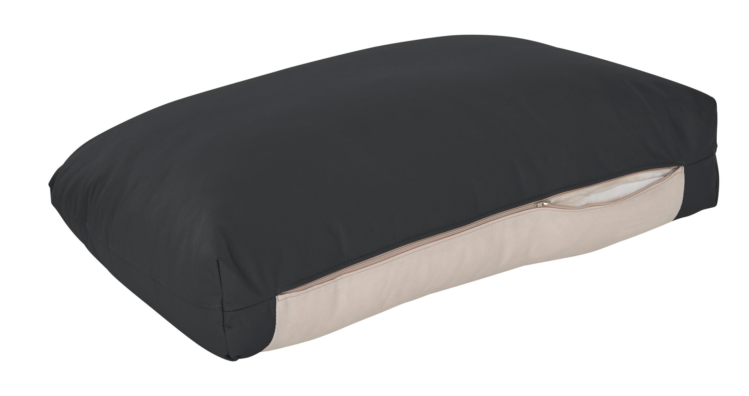 W.SCHILLIG Big-Sofa »softy«, mit dekorativer Heftung im Sitz, Füße schwarz pulverbeschichtet