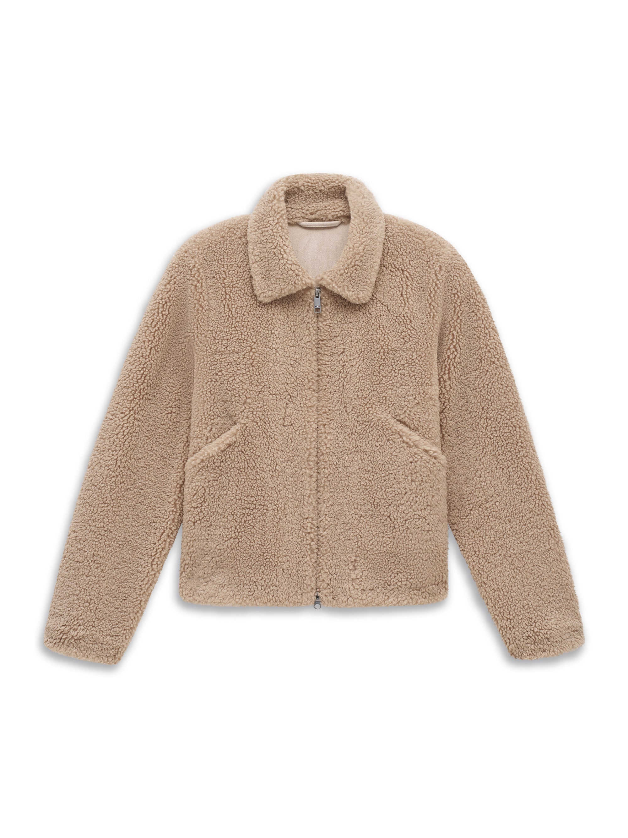 bugatti Kurzjacke "Regular Fit" ohne Kapuze Regular Fit Fake Fur Umlegekragen