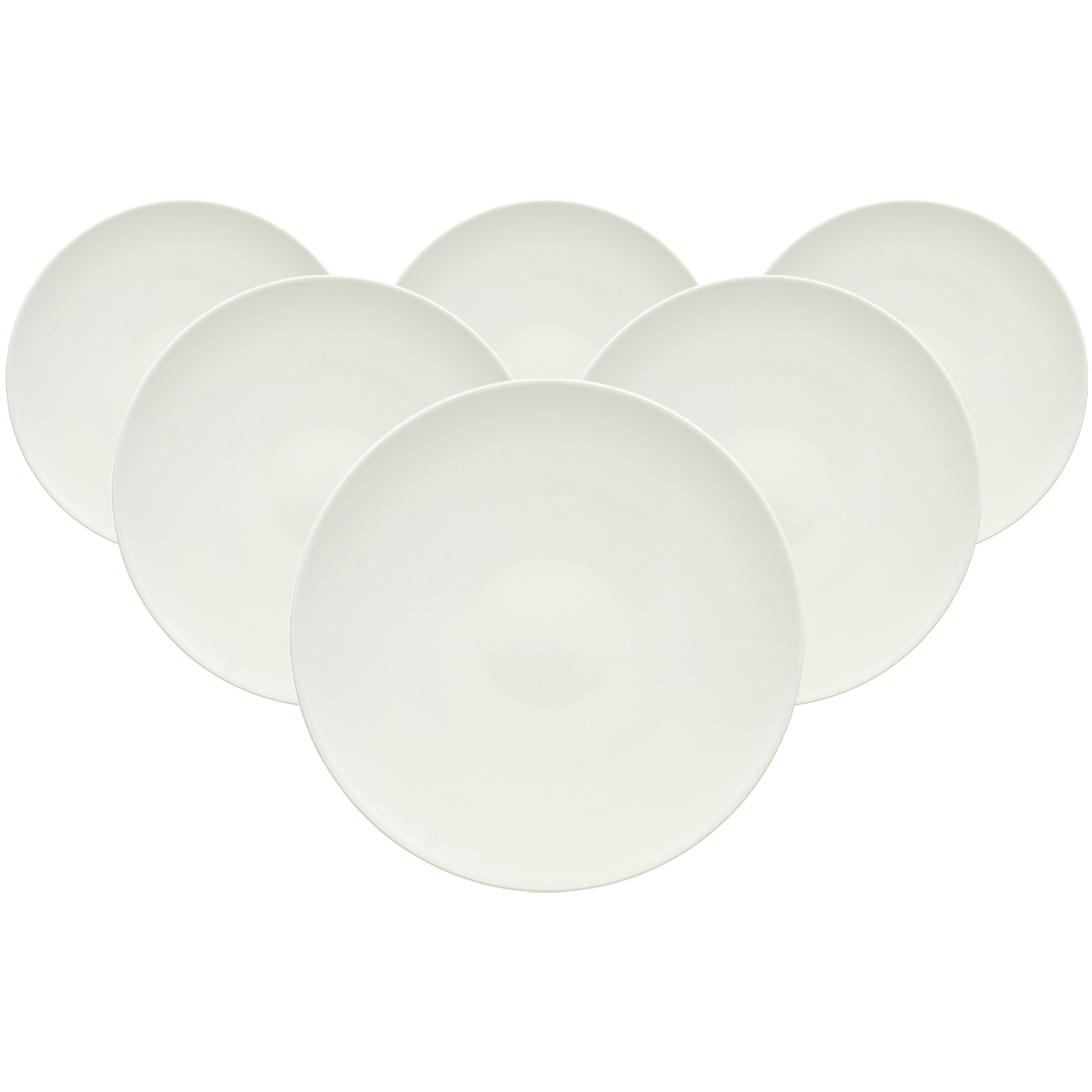 Villeroy & Boch Speiseteller "Coupeteller Royal ø 33 cm 6er Set weiß"
