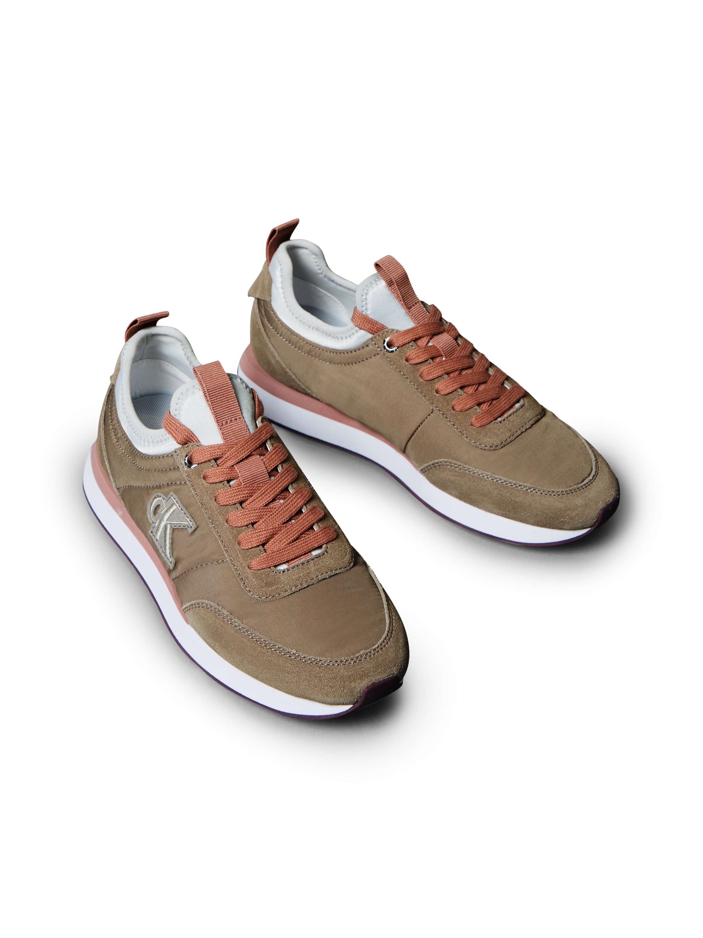 Calvin Klein Jeans Slip-On Sneaker "RETRO RUNNER SOCK LACEUP MIX MAT" günstig online kaufen