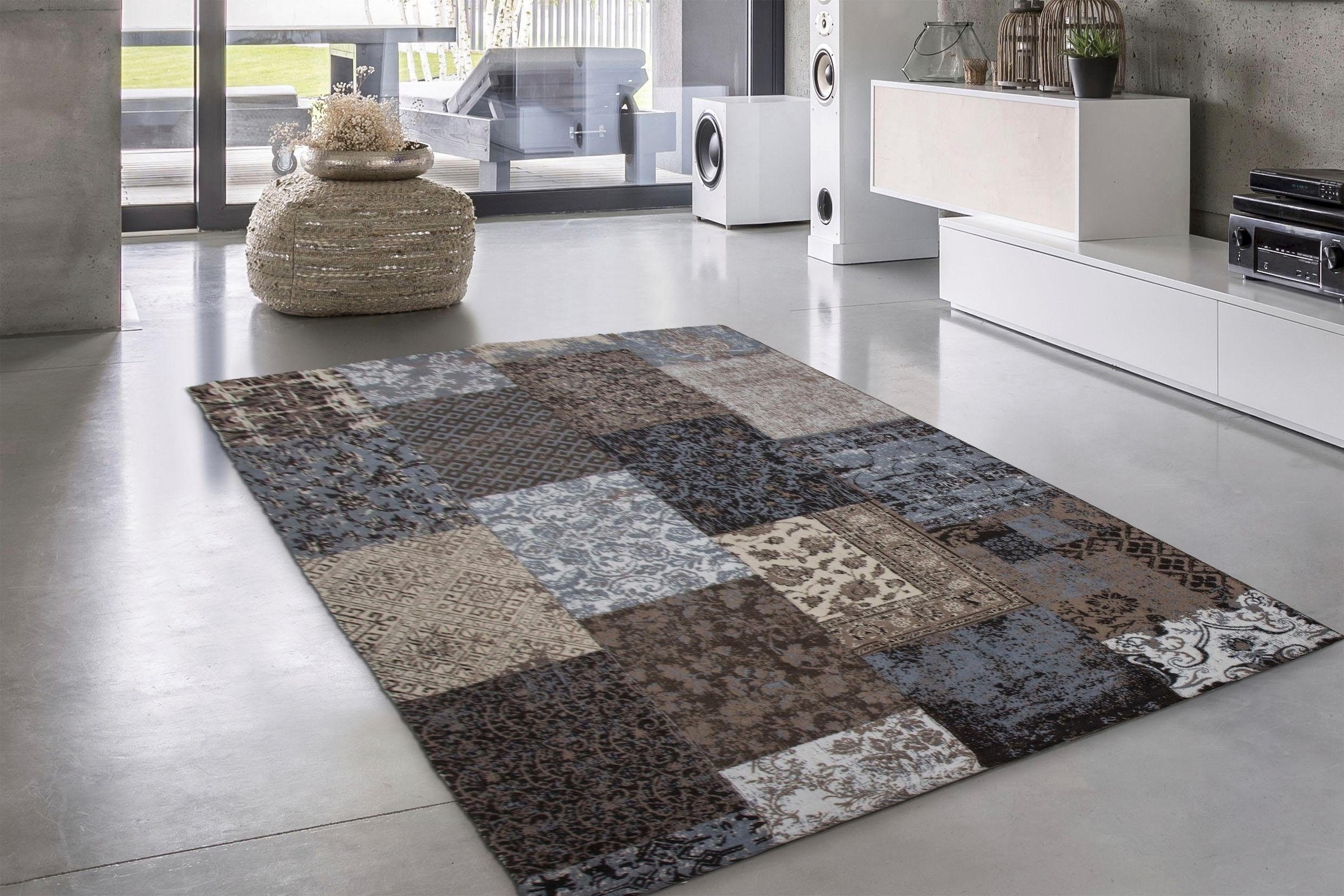 calo-deluxe Teppich »Kefes 250«, rechteckig, 8 mm Höhe, reine Baumwolle, Wohnzimmer