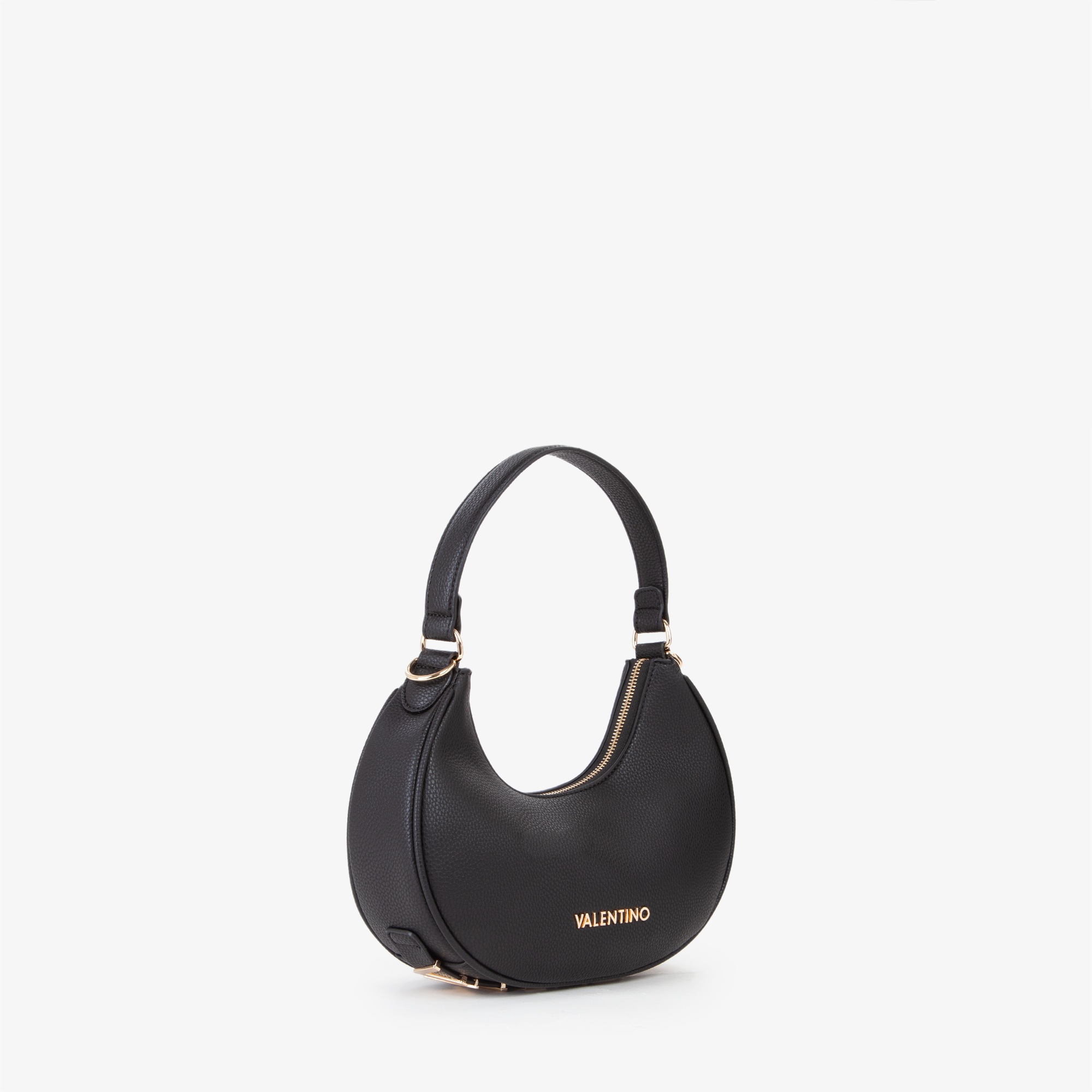 VALENTINO BAGS Hobo »SHELBY« Damen Handtasche, Umhängetasche mit goldfarbenem Logoemblem
