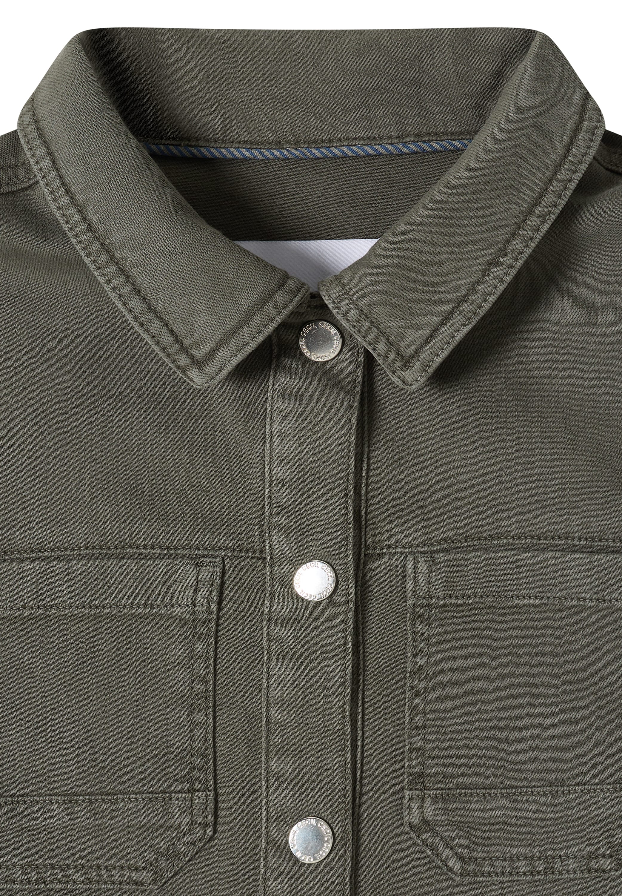 Cecil Kurzjacke ohne Kapuze in Denim-Optik