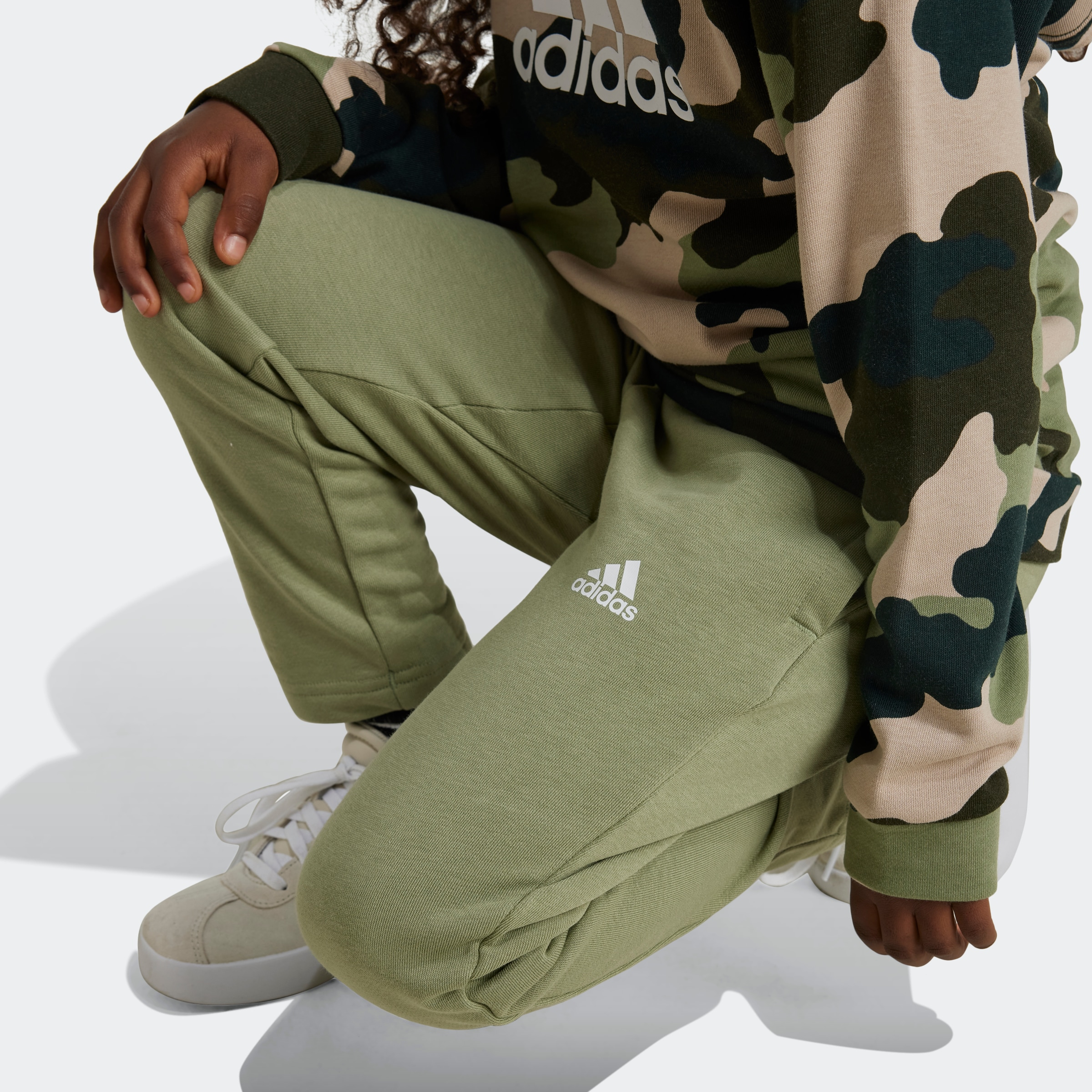 adidas Sportswear Trainingsanzug »LK CAMO HD SET«, (2 tlg.)