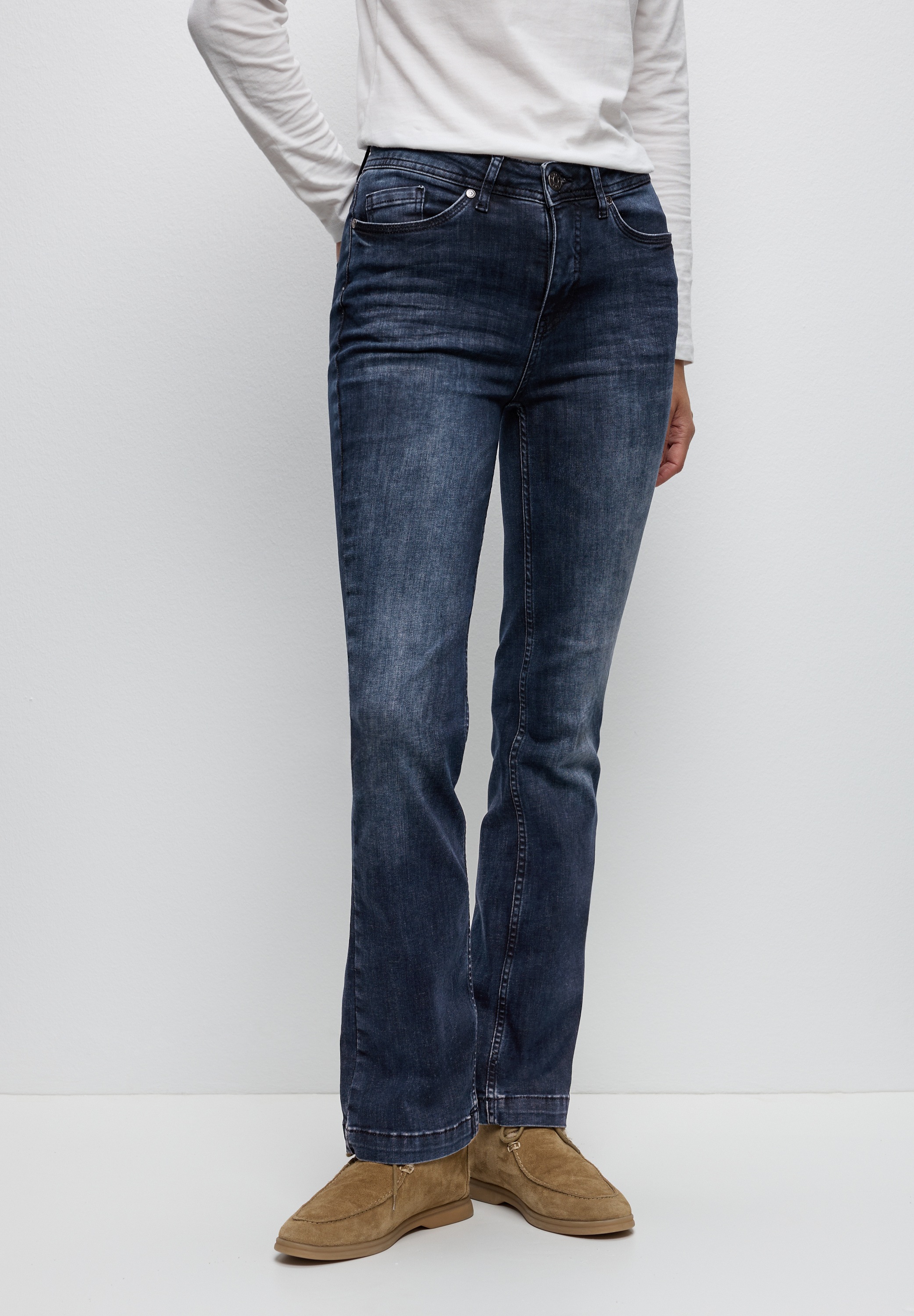 STREET ONE Slim-fit-Jeans, High Waist