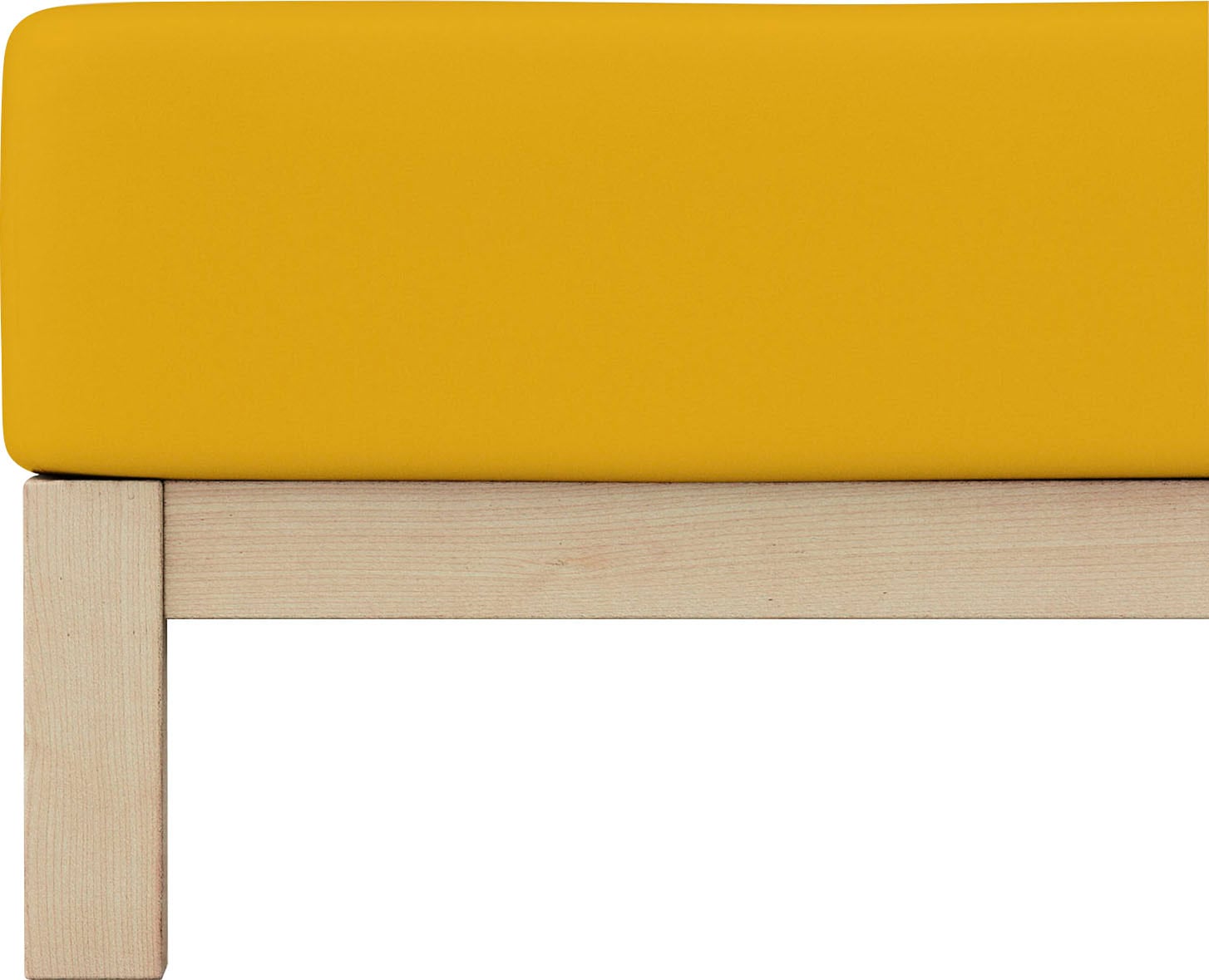 Schlafgut Spannbettlaken »PURE Bio-Baumwolle mit Elasthan, 170 g/m², Bettlaken, Spannbetttuch« PREMIUM Laken für Matratzen bis 30cm Höhe, dehnbar blickdicht, straff