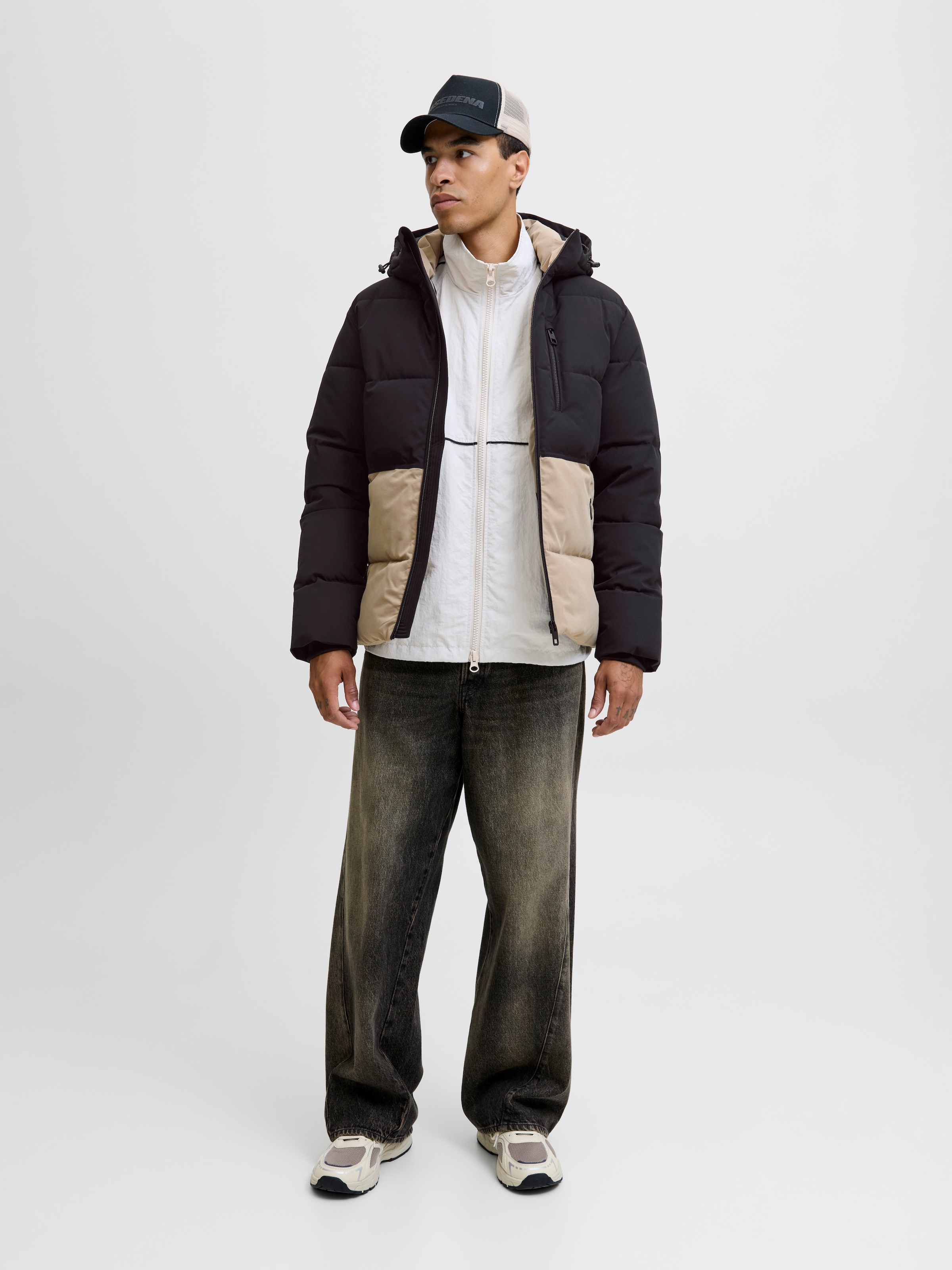 Jack & Jones Steppjacke »JJEOWEN PUFFER SN«, mit Kapuze